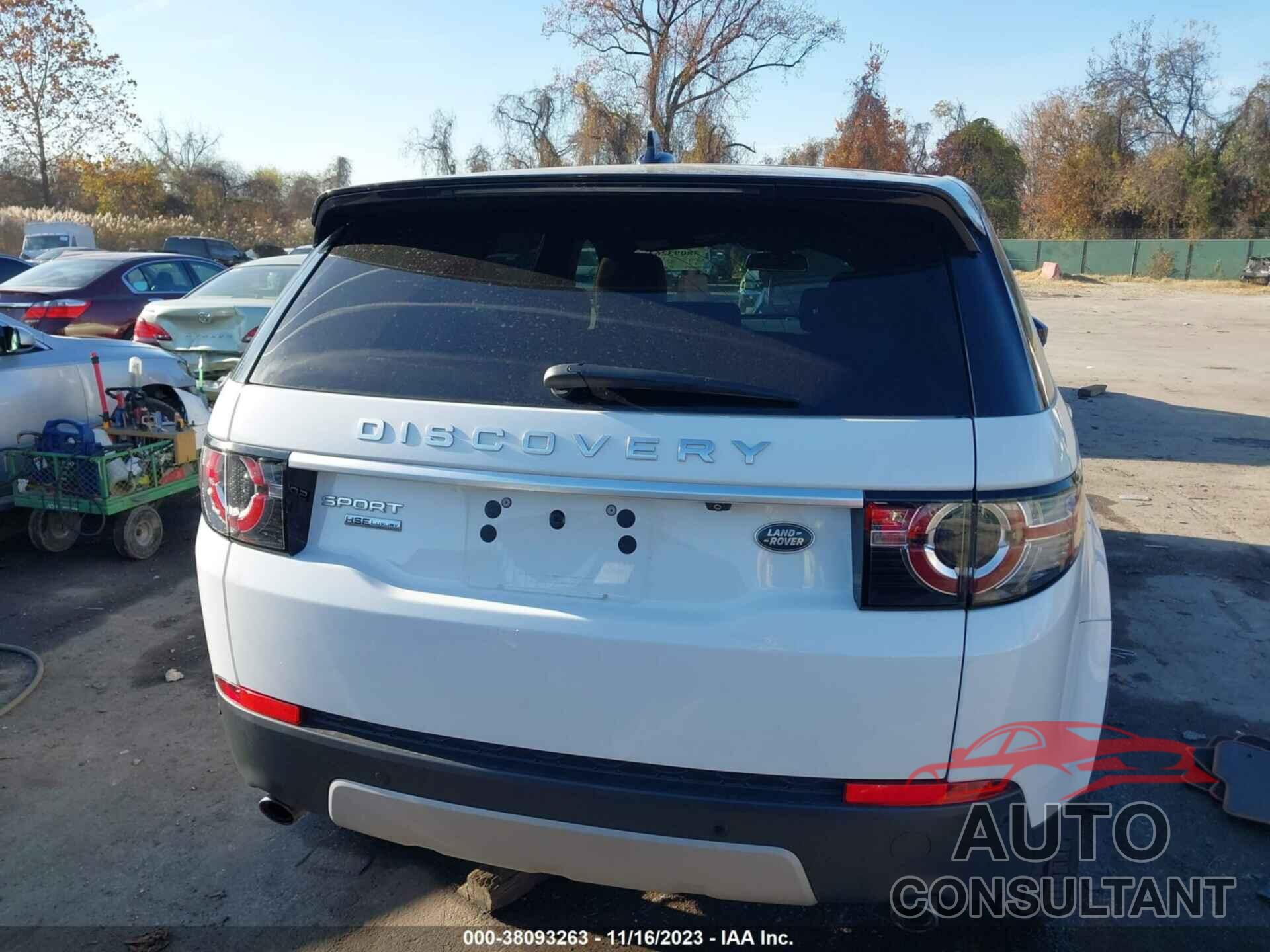 LAND ROVER DISCOVERY SPORT 2016 - SALCT2BG4GH548999