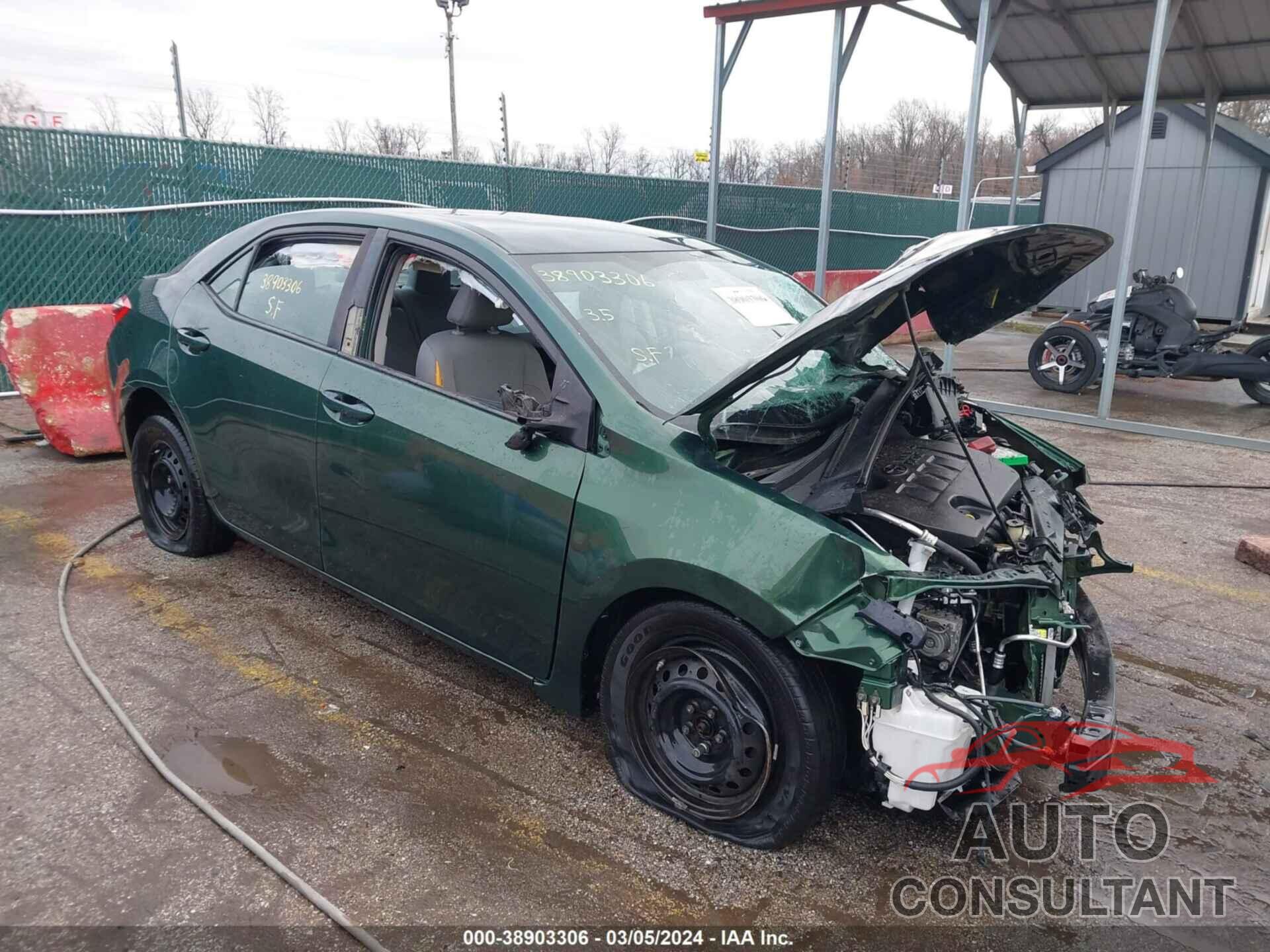 TOYOTA COROLLA 2016 - 2T1BPRHEXGC489175