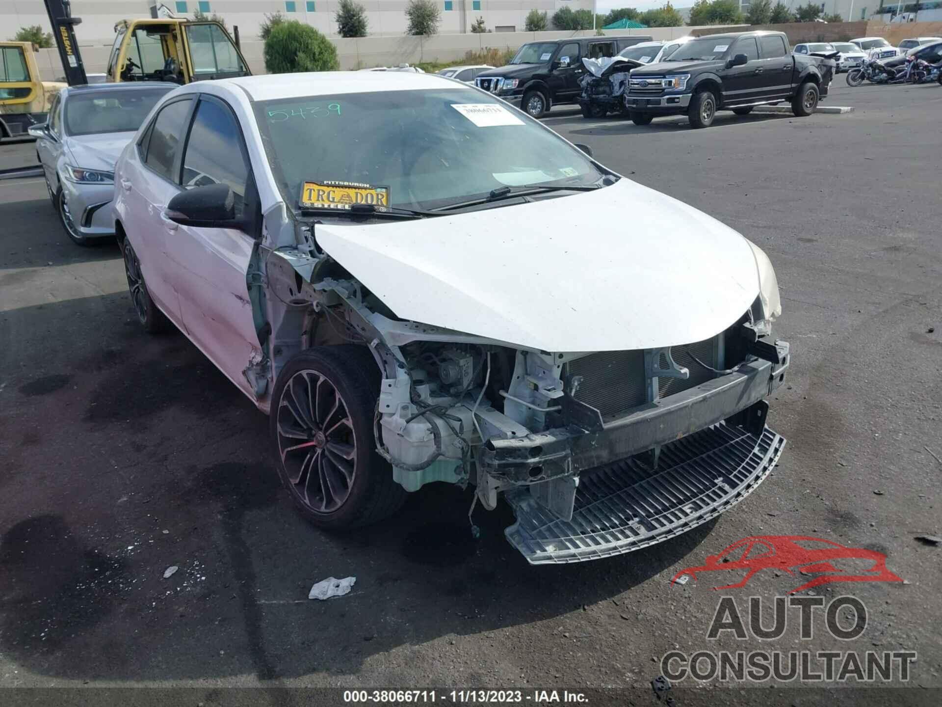 TOYOTA COROLLA 2016 - 2T1BURHE6GC730609