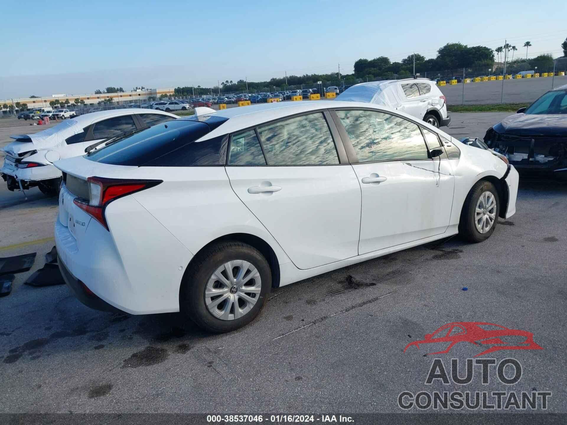 TOYOTA PRIUS 2020 - JTDKARFU3L3110127