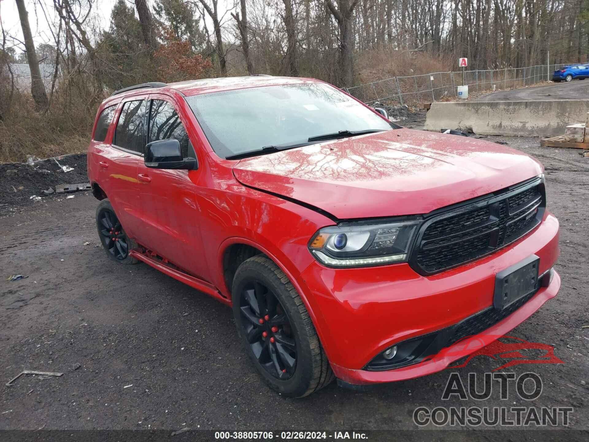 DODGE DURANGO 2018 - 1C4RDJDG0JC205942