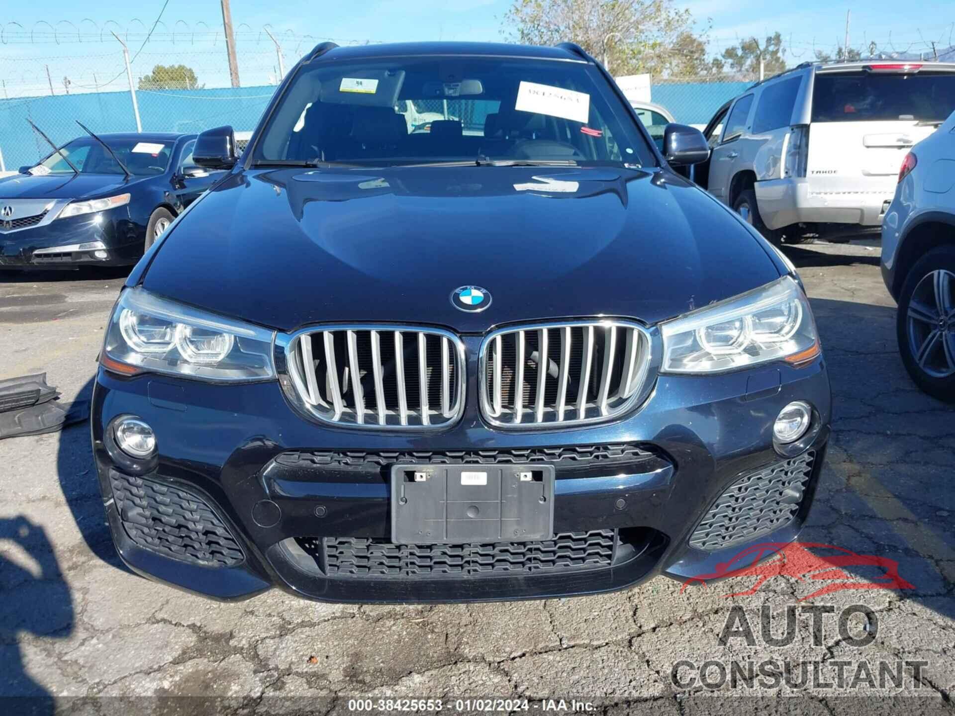 BMW X3 2017 - 5UXWX7C52H0S19591