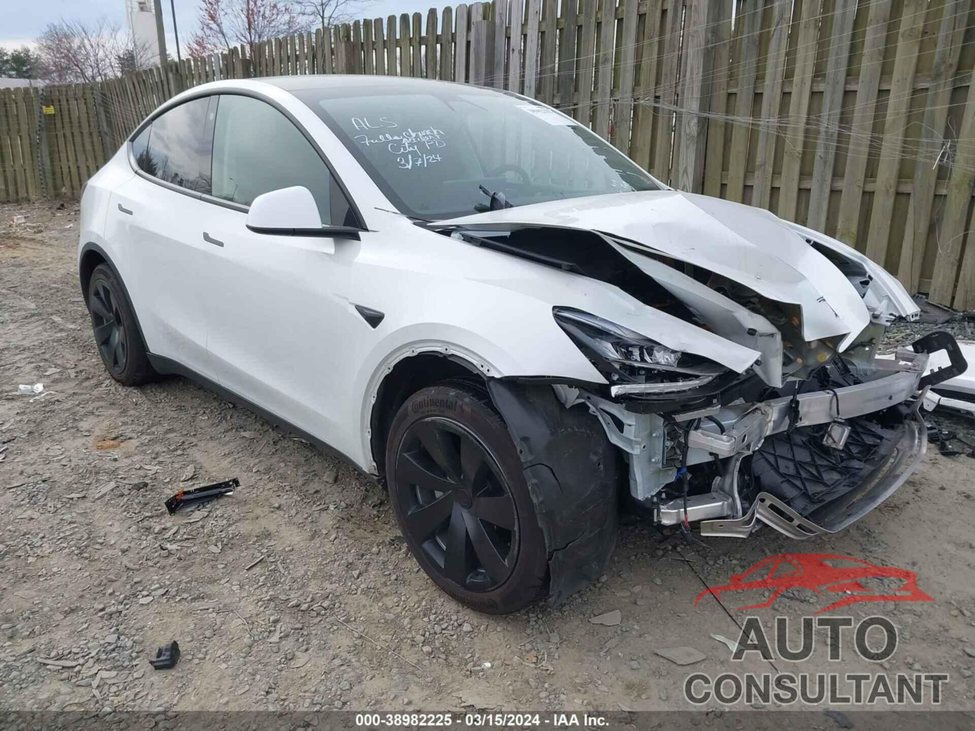 TESLA MODEL Y 2021 - 5YJYGDEE4MF086463