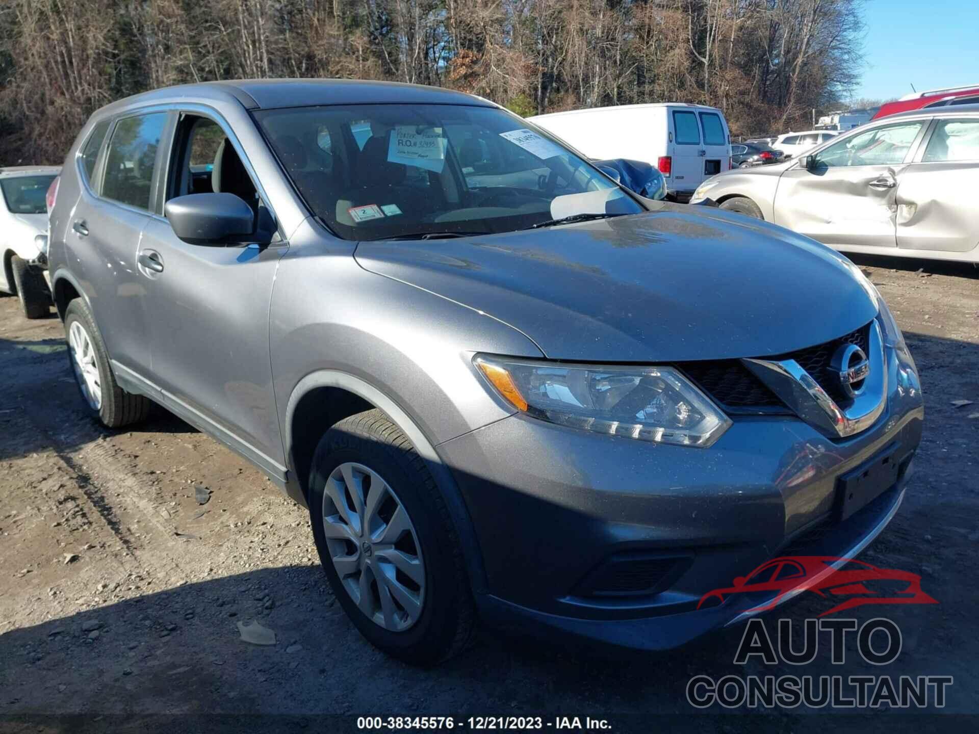 NISSAN ROGUE 2016 - KNMAT2MV3GP630335