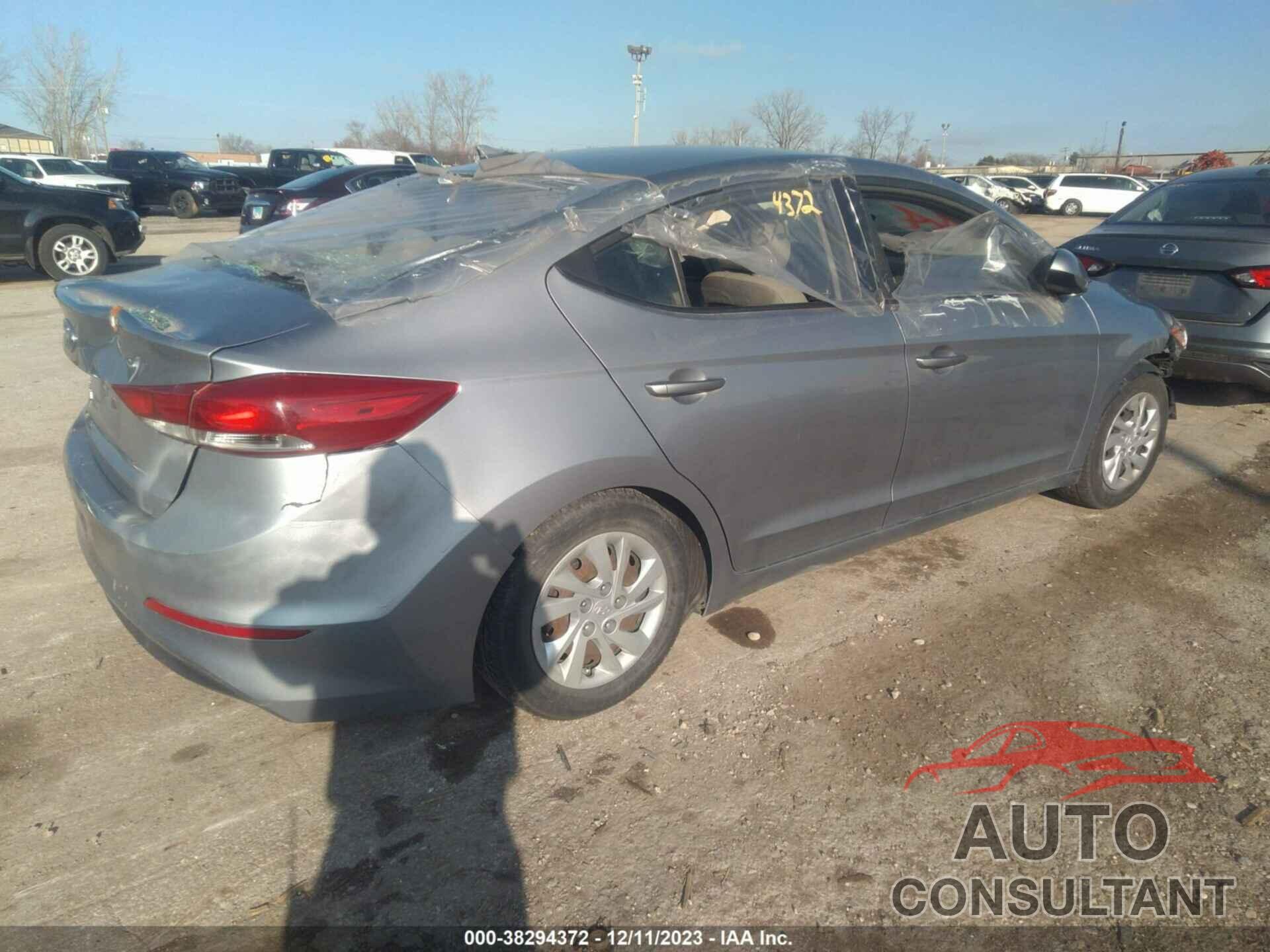 HYUNDAI ELANTRA 2017 - 5NPD74LF6HH080066