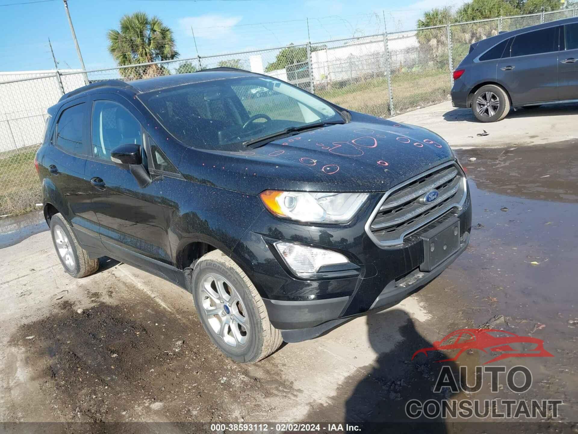 FORD ECOSPORT 2018 - MAJ6P1UL4JC186194