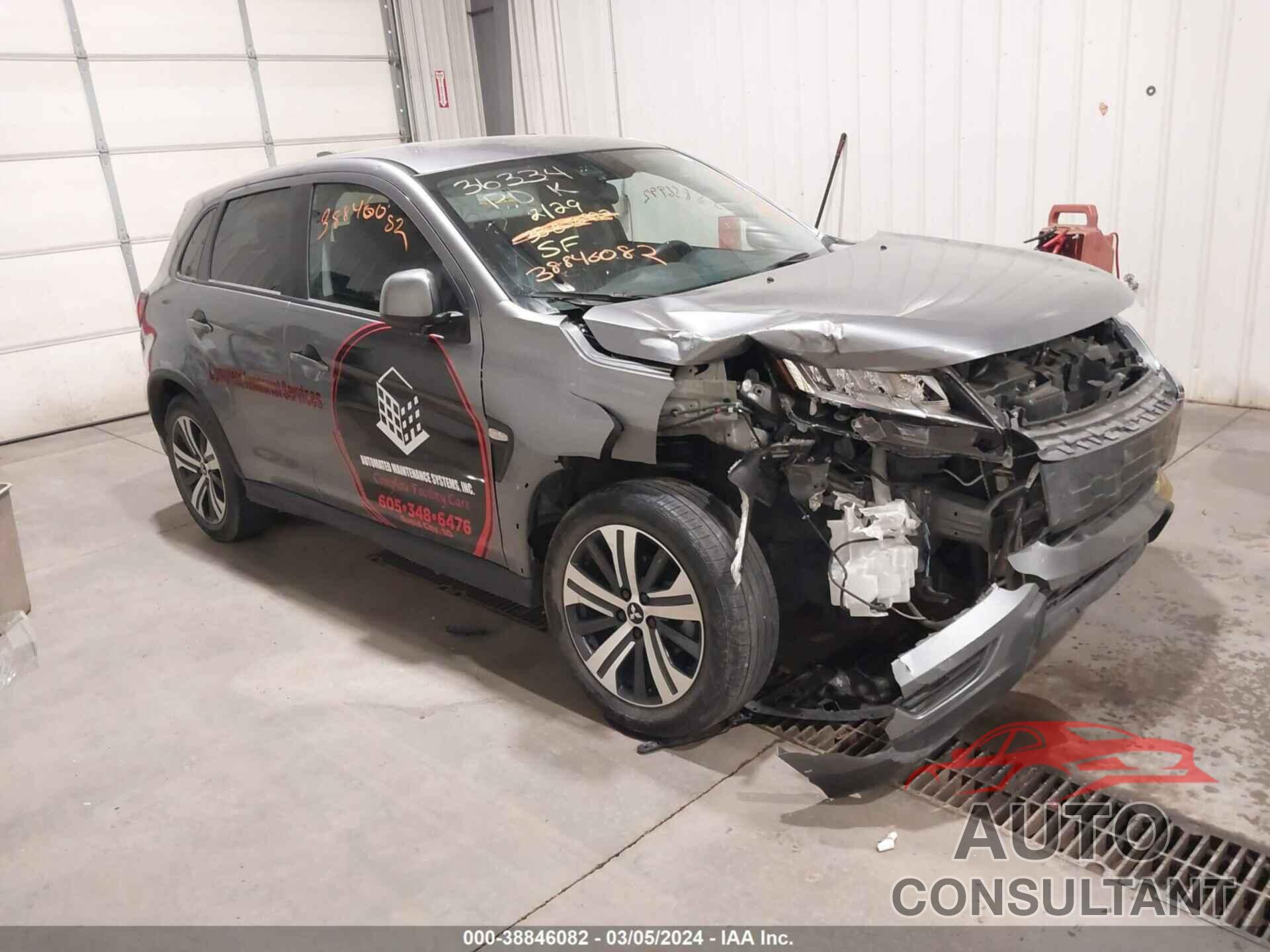 MITSUBISHI OUTLANDER SPORT 2022 - JA4ARUAU9NU014590