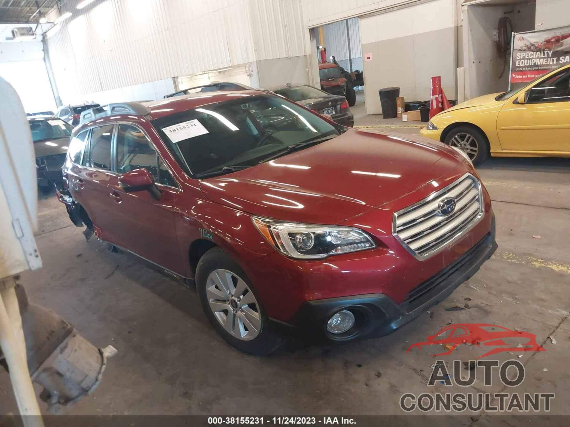 SUBARU OUTBACK 2017 - 4S4BSAFC9H3263961