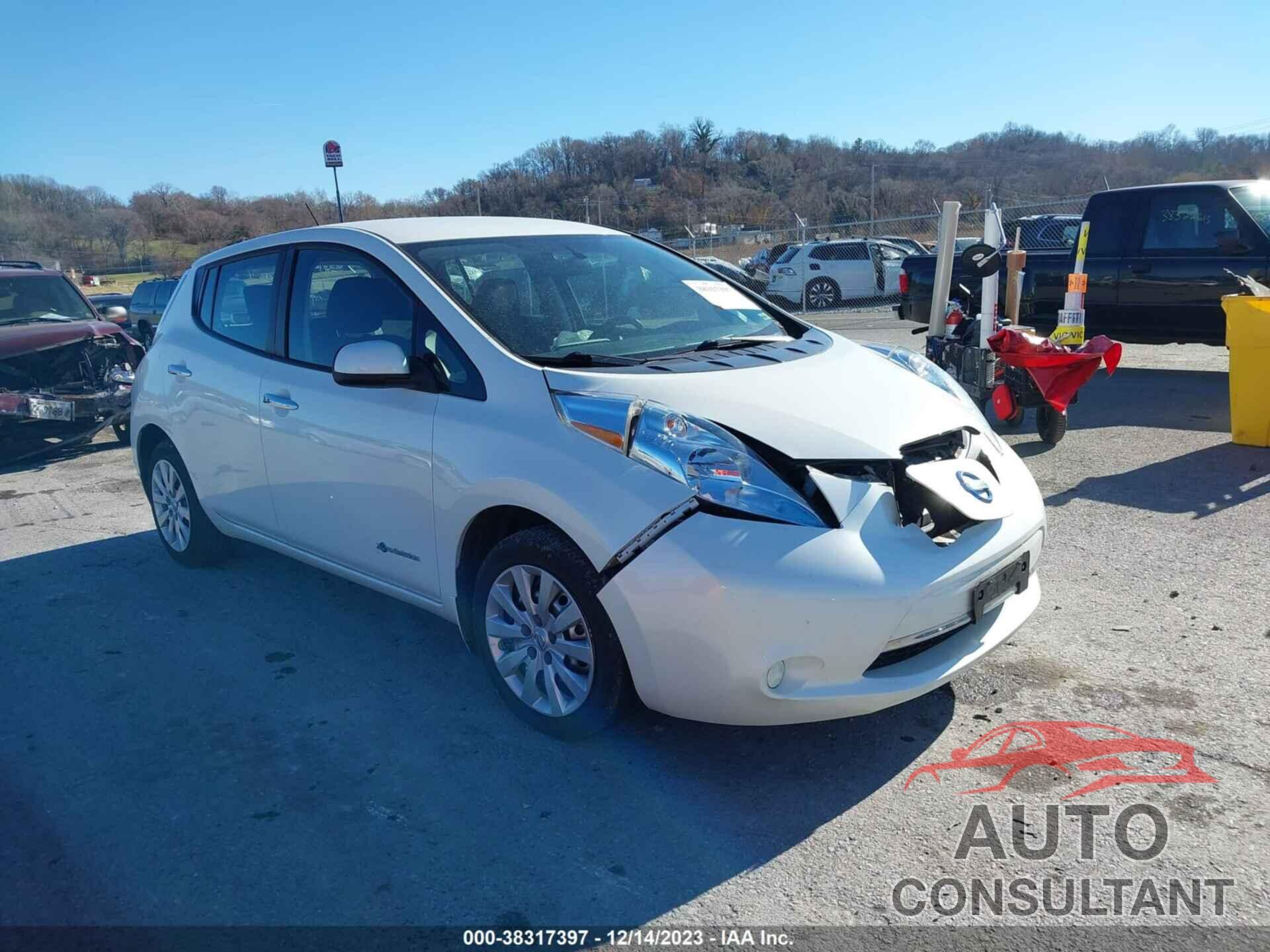 NISSAN LEAF 2017 - 1N4BZ0CP8HC303700