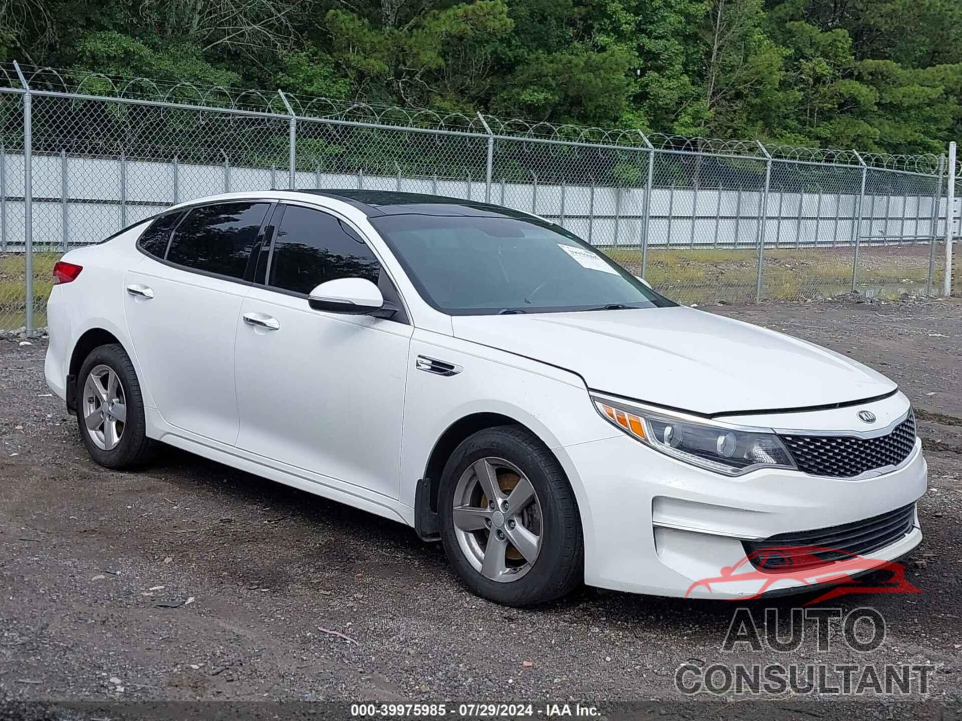 KIA OPTIMA 2016 - 5XXGU4L35GG067573