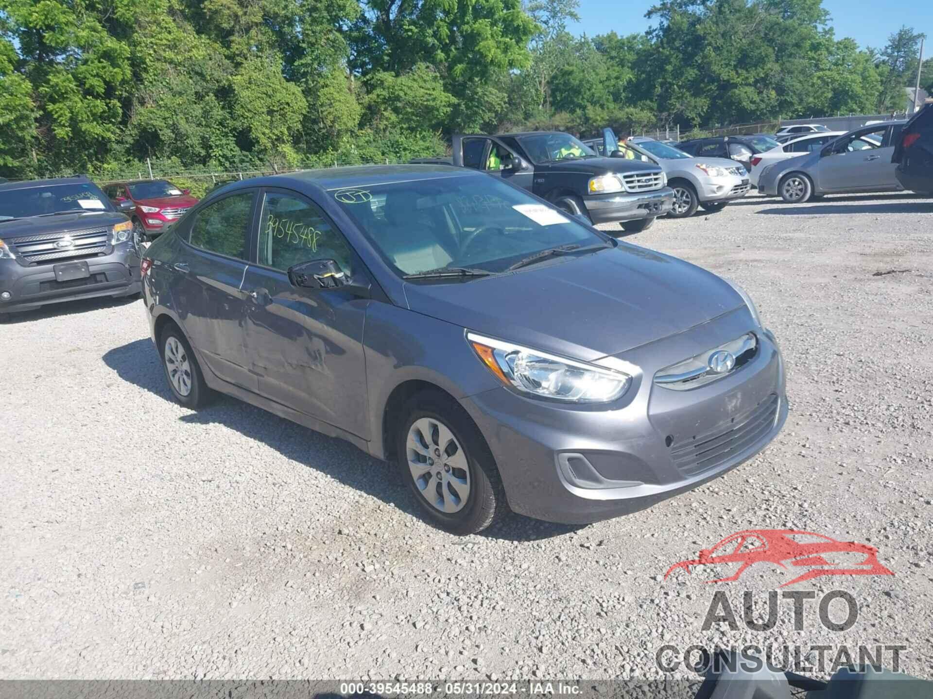 HYUNDAI ACCENT 2017 - KMHCT4AE7HU314184