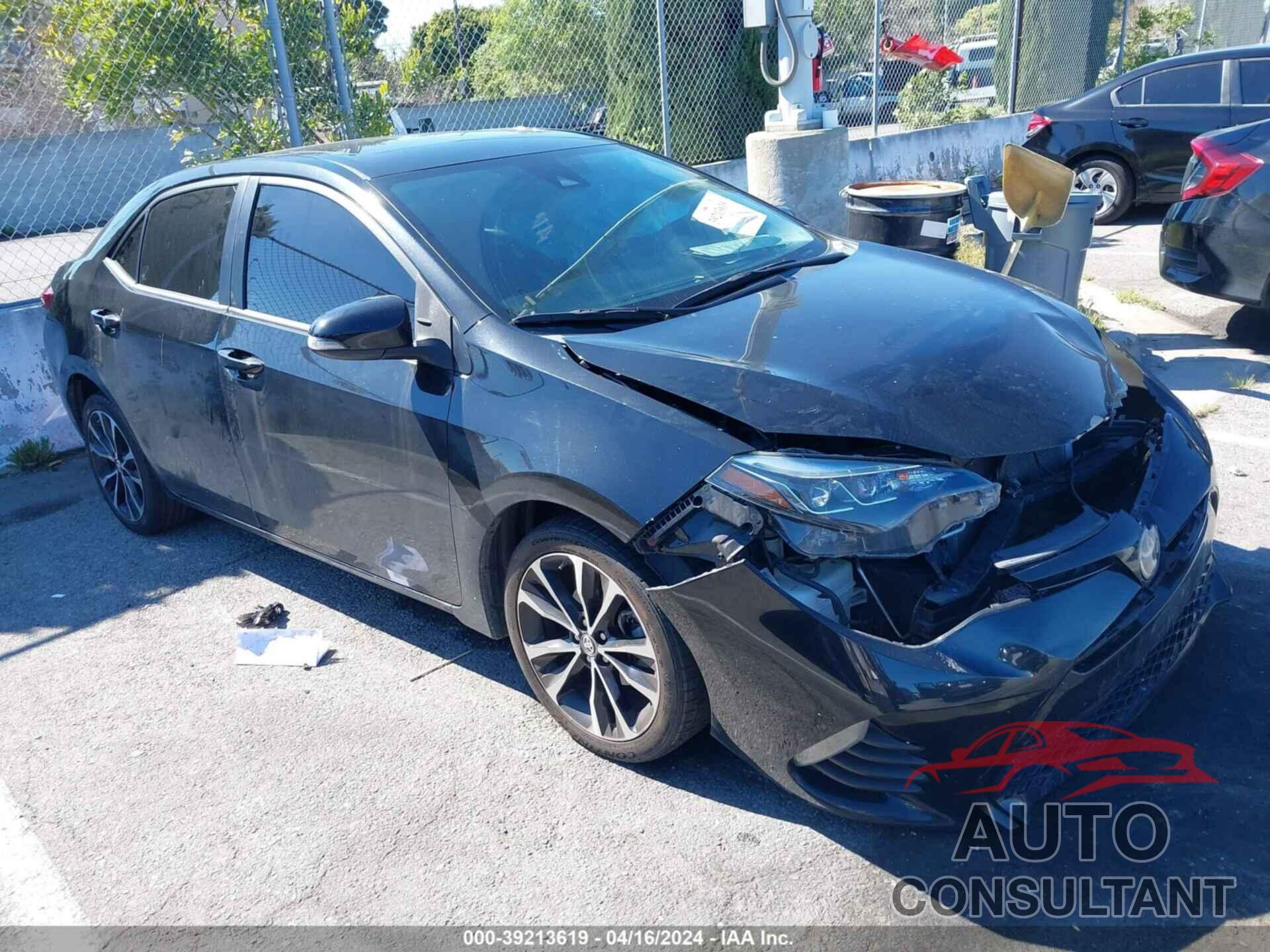 TOYOTA COROLLA 2019 - 2T1BURHEXKC168612