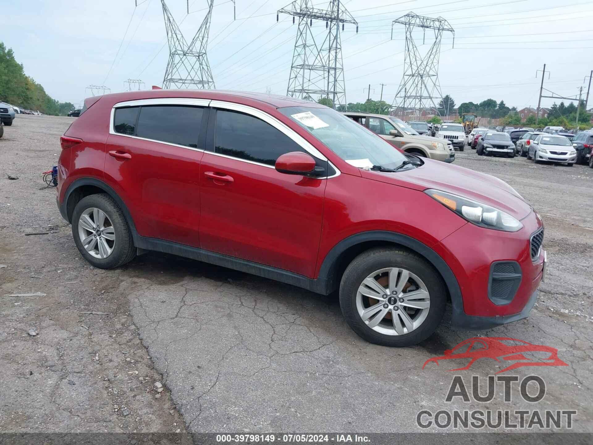 KIA SPORTAGE 2017 - KNDPM3AC5H7157362