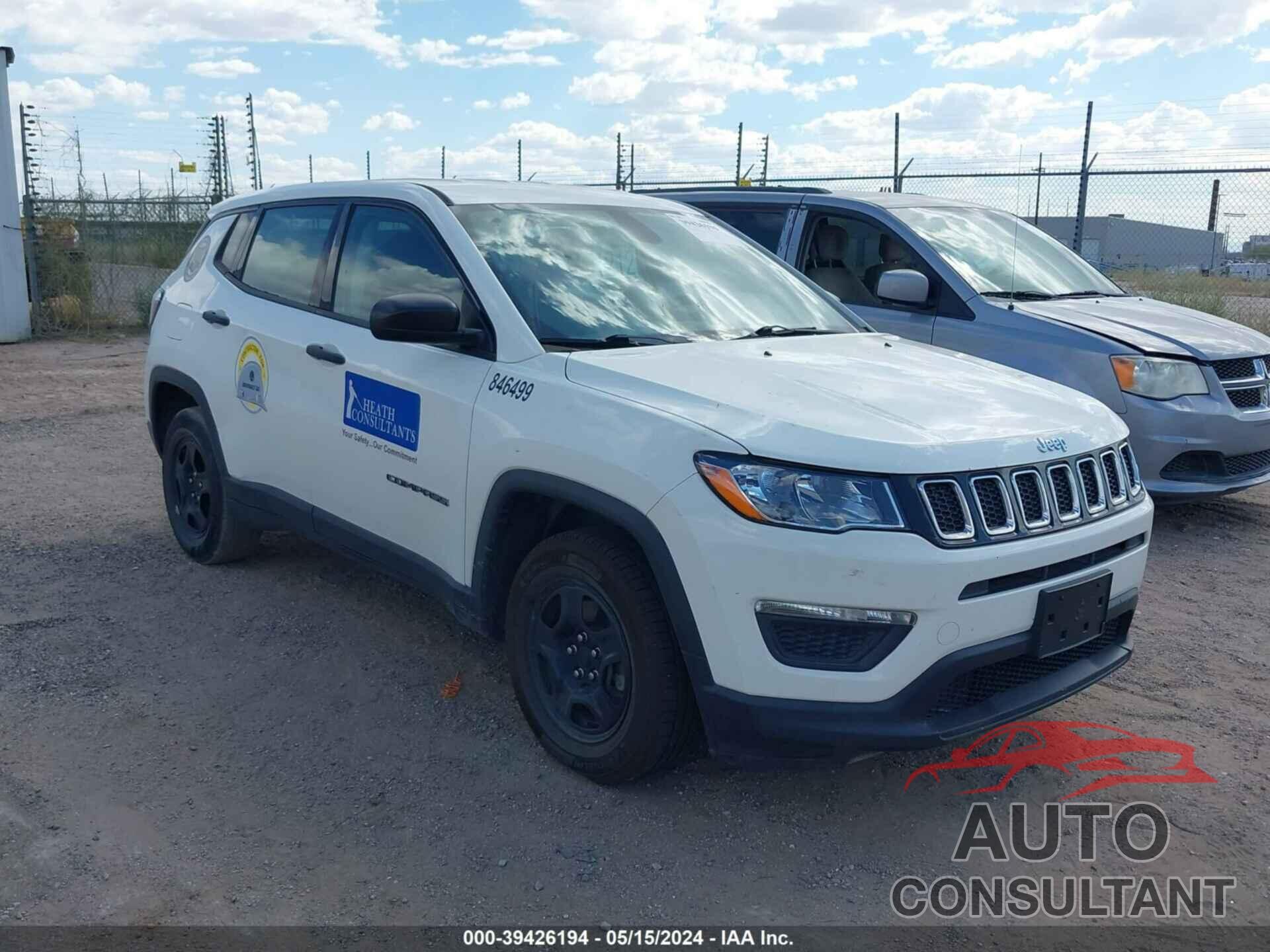 JEEP COMPASS 2018 - 3C4NJCAB1JT263462