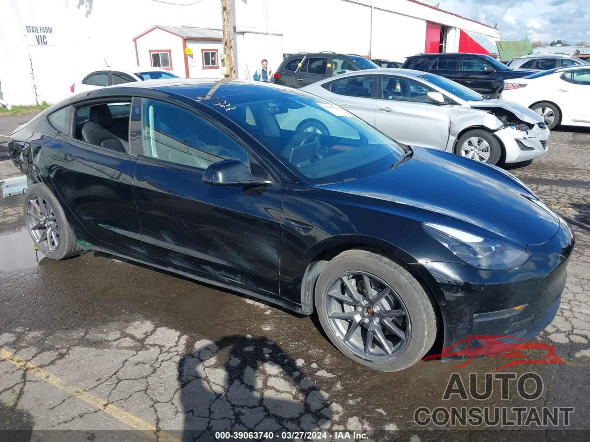 TESLA MODEL 3 2022 - 5YJ3E1EB9NF112853