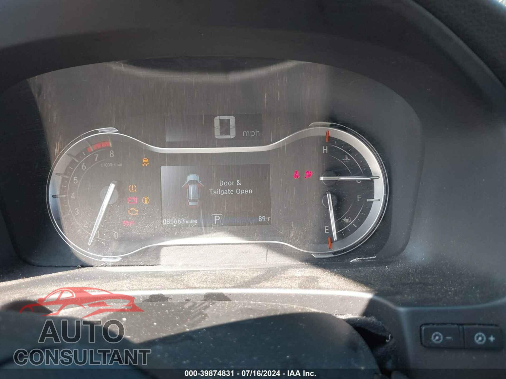 HONDA PILOT 2016 - 5FNYF5H54GB016275