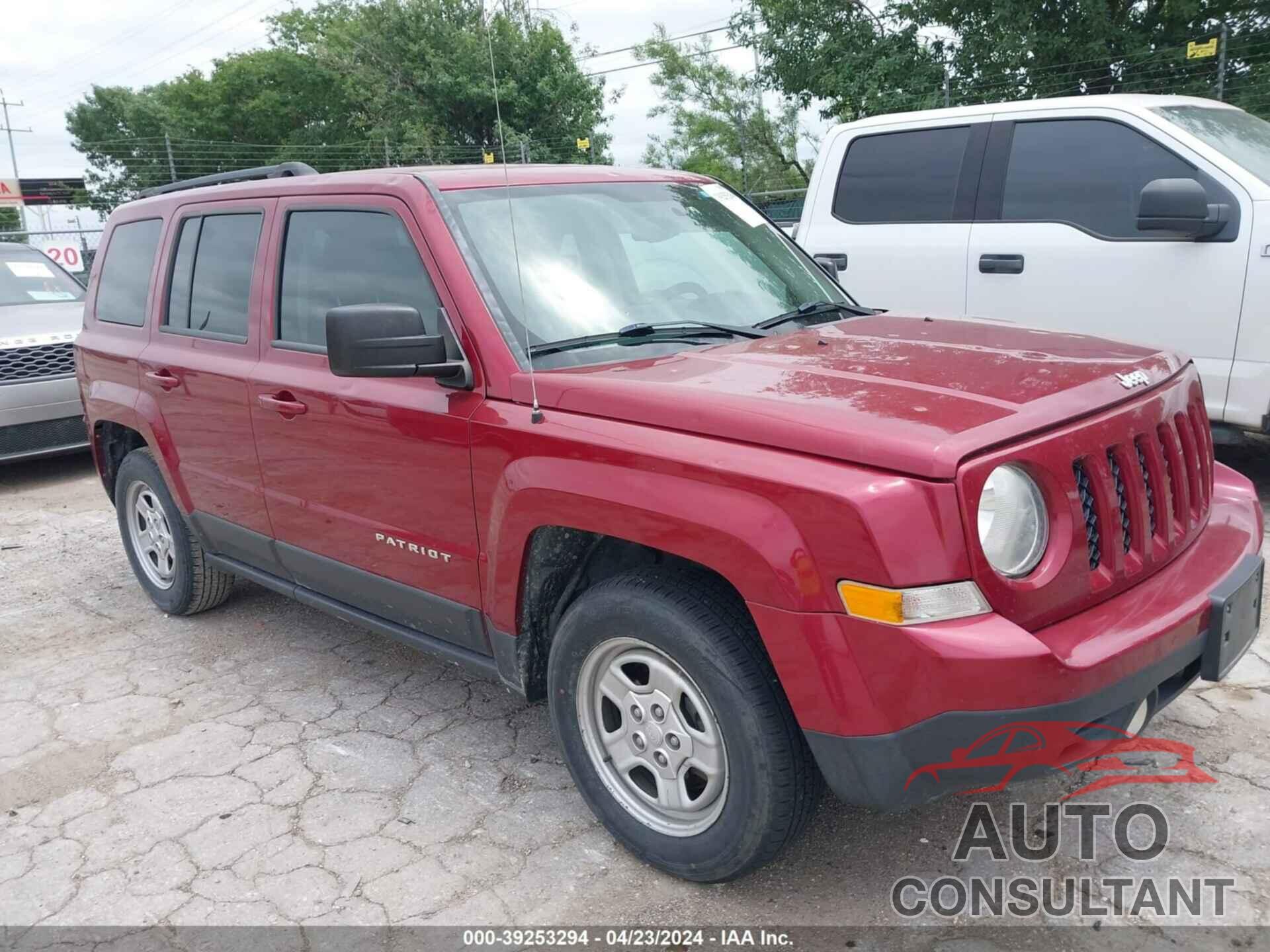 JEEP PATRIOT 2016 - 1C4NJPBA0GD518890