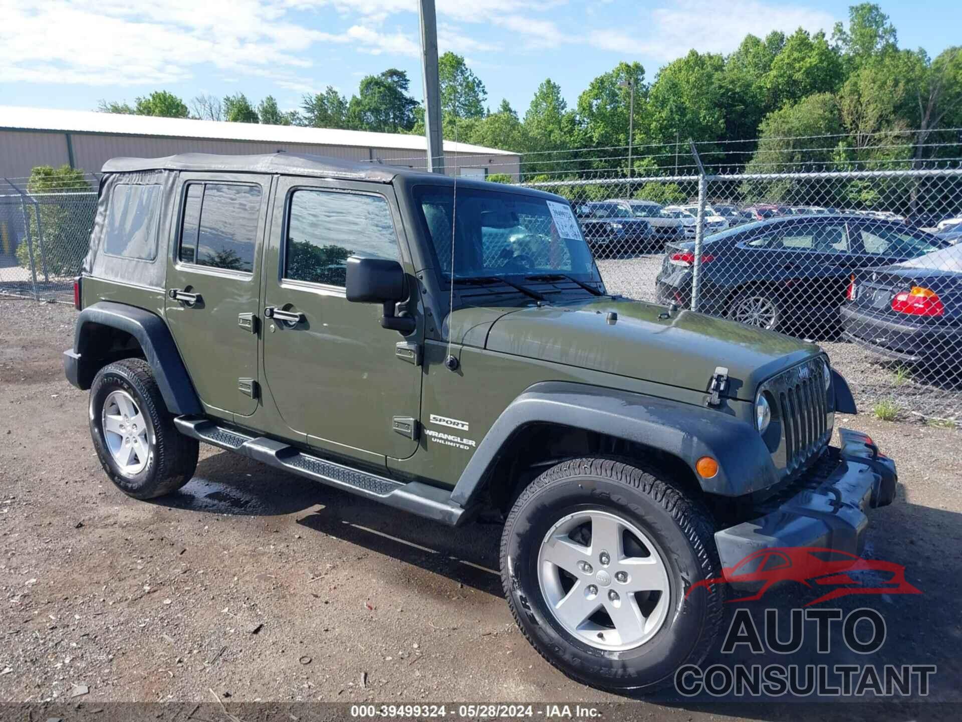JEEP WRANGLER UNLIMITED 2016 - 1C4BJWDG3GL105608