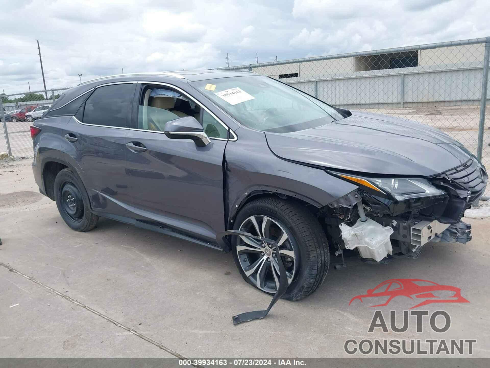 LEXUS RX 350 2017 - 2T2ZZMCA3HC091190