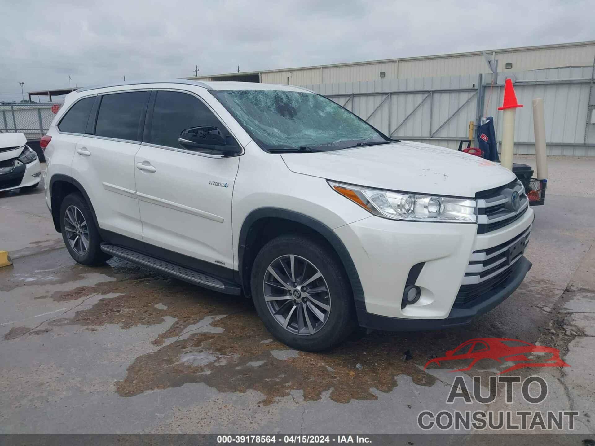 TOYOTA HIGHLANDER HYBRID 2019 - 5TDJGRFH4KS061434