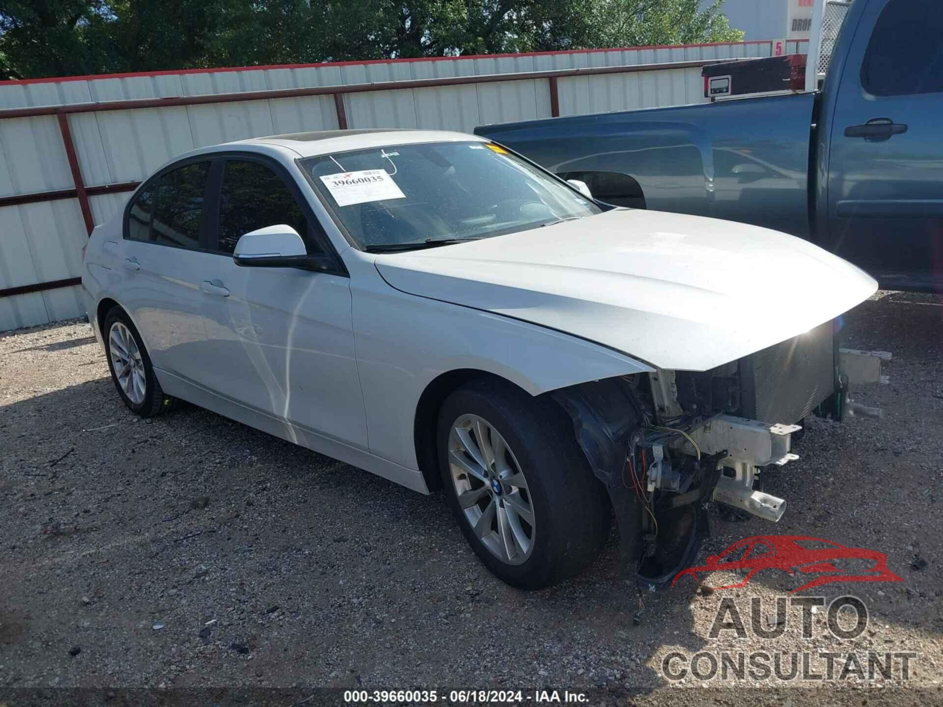 BMW 320I 2017 - WBA8E1G34HNU15876