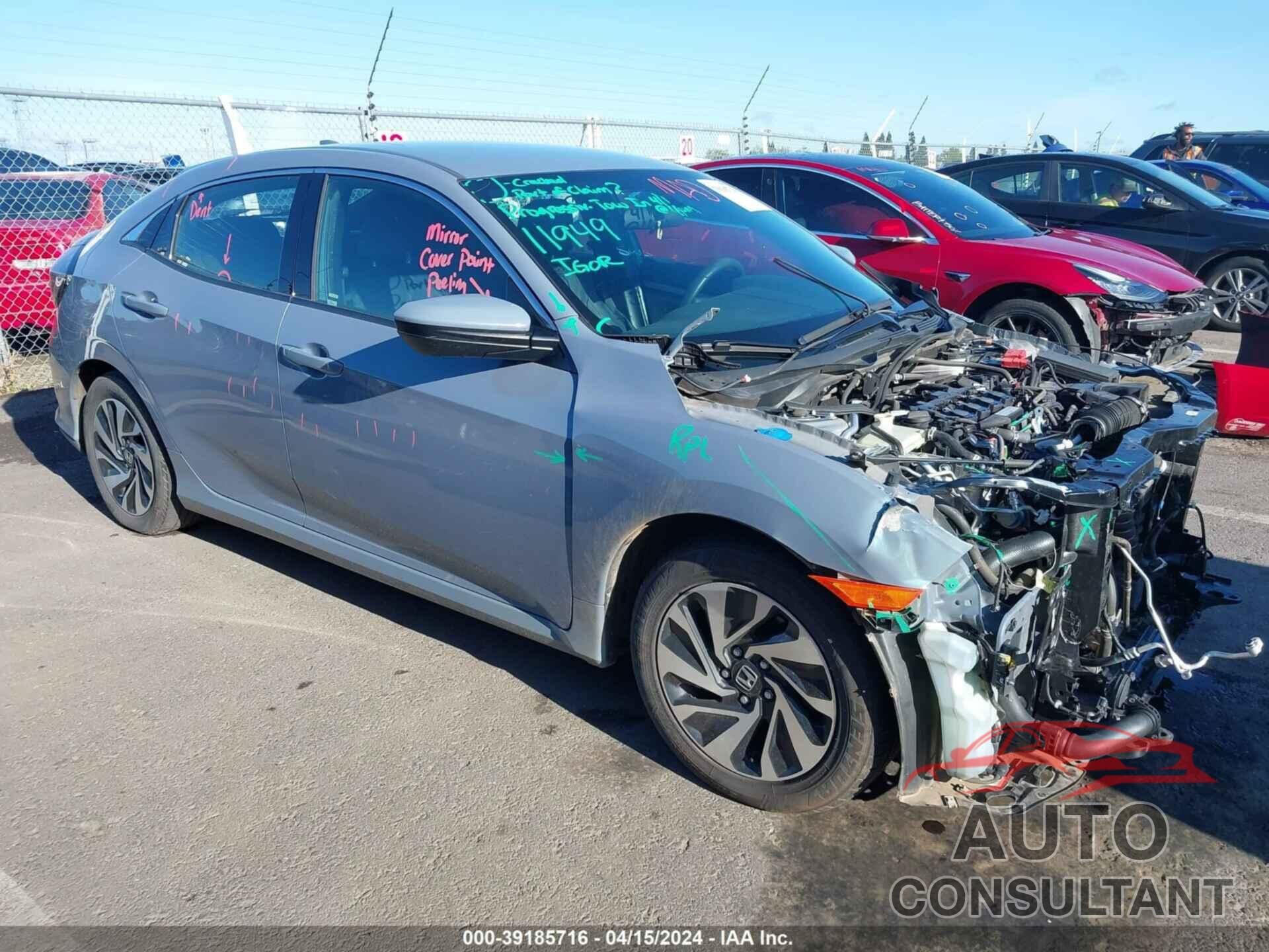 HONDA CIVIC 2018 - SHHFK7H2XJU417792