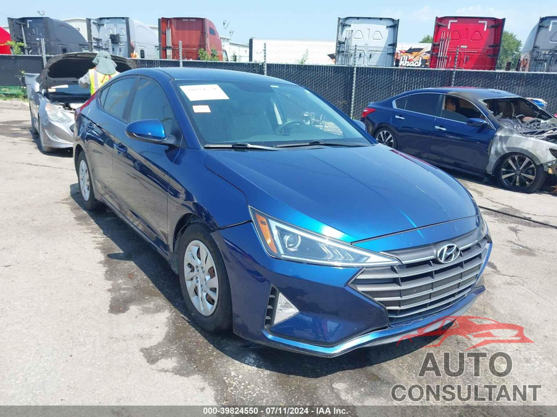HYUNDAI ELANTRA 2019 - 5NPD74LF6KH472620