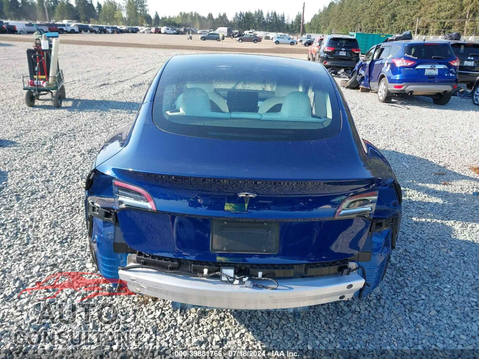 TESLA MODEL 3 2022 - 5YJ3E1EAXNF159283