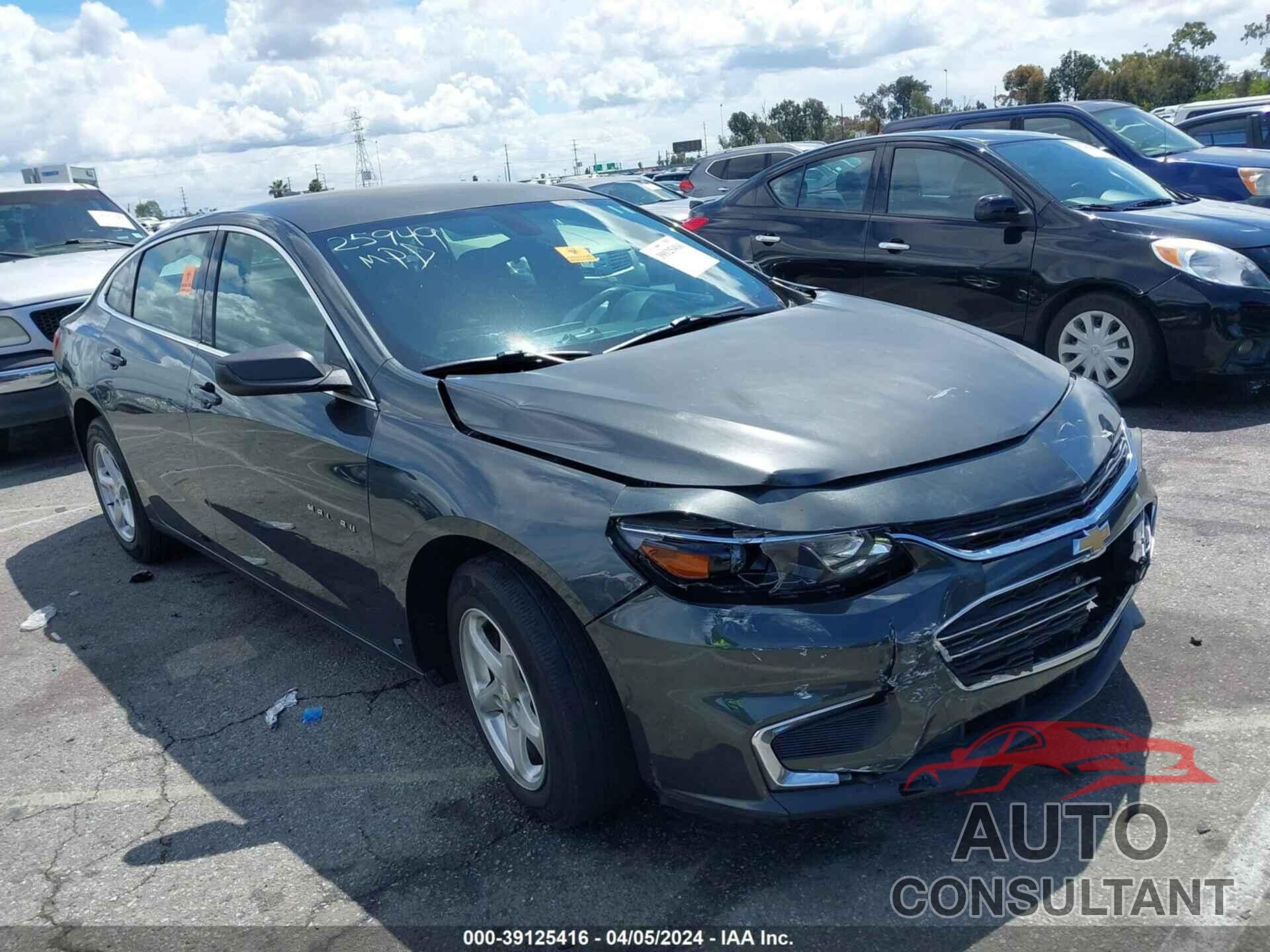 CHEVROLET MALIBU 2017 - 1G1ZB5STXHF278864