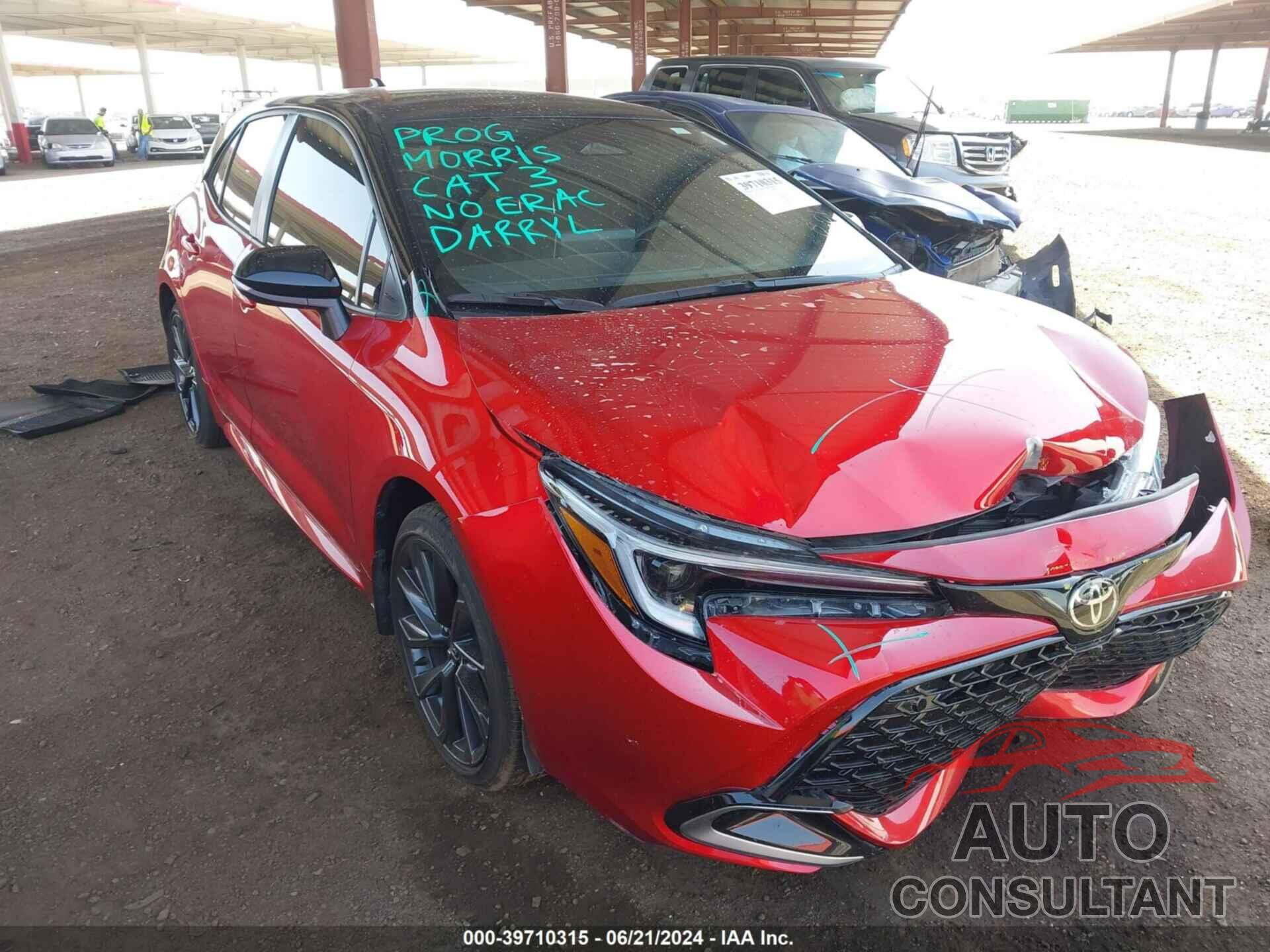 TOYOTA COROLLA 2023 - JTNC4MBE2P3199414