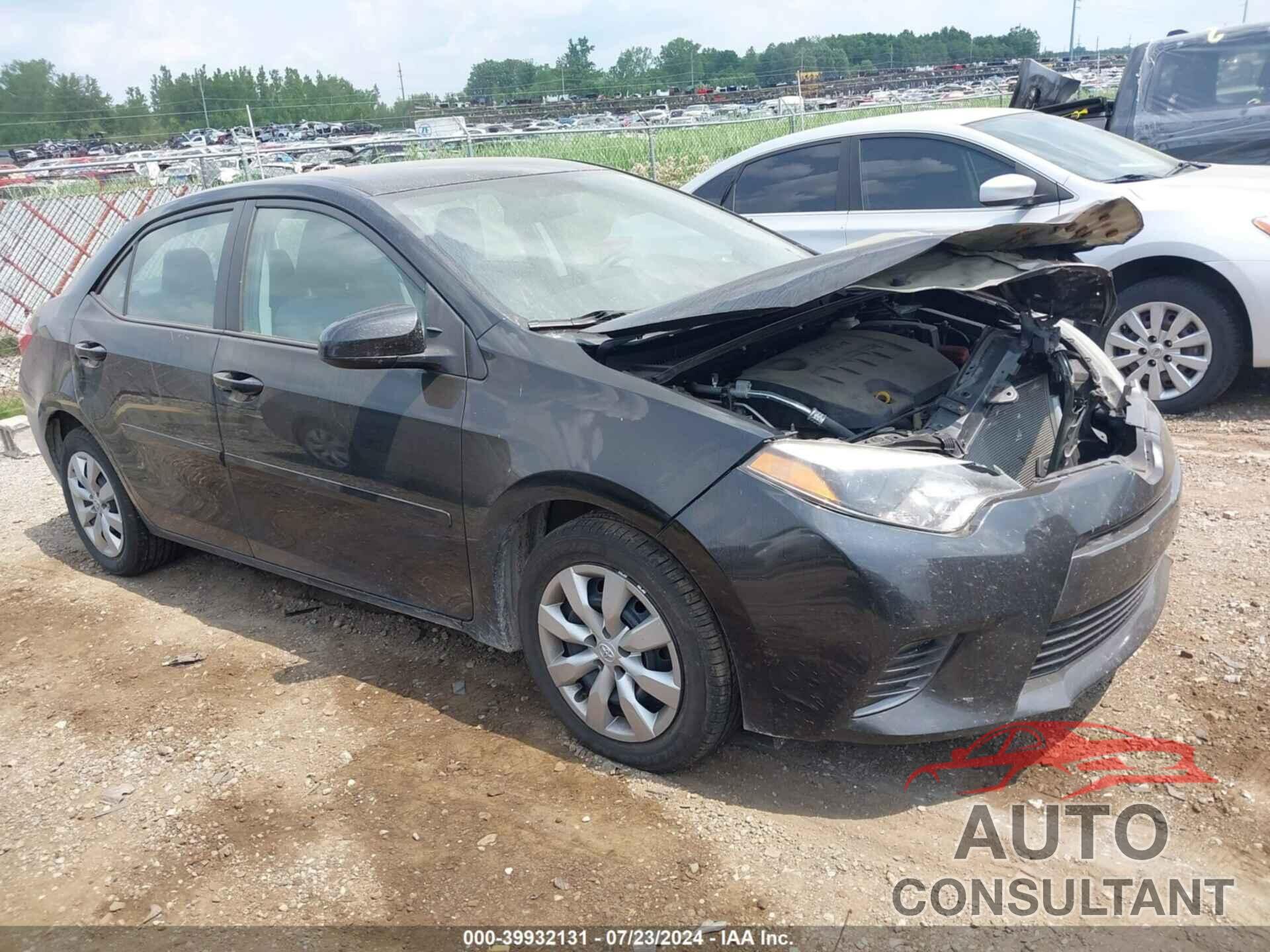 TOYOTA COROLLA 2016 - 2T1BURHE6GC595762