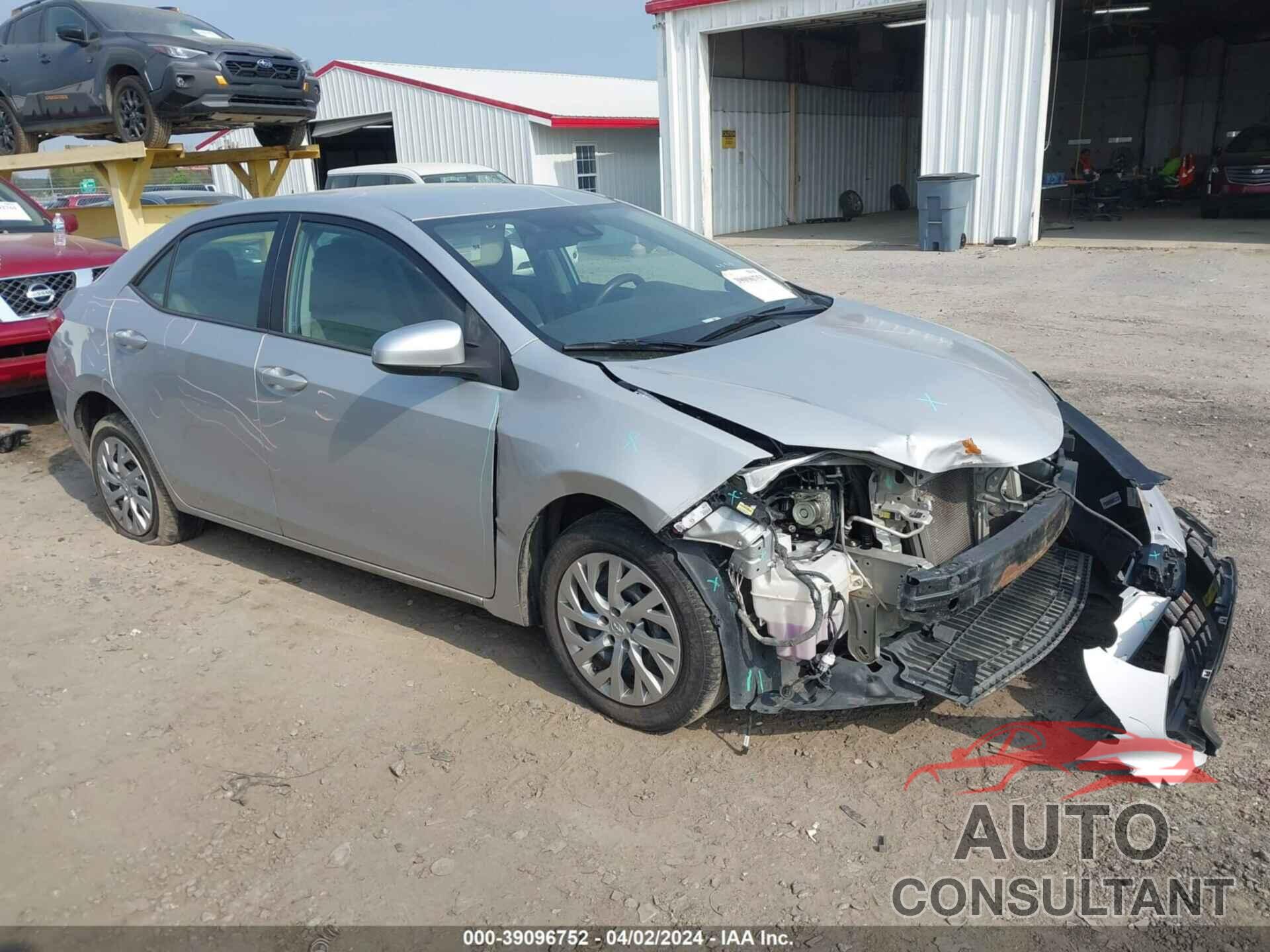 TOYOTA COROLLA 2017 - 5YFBURHE1HP571886