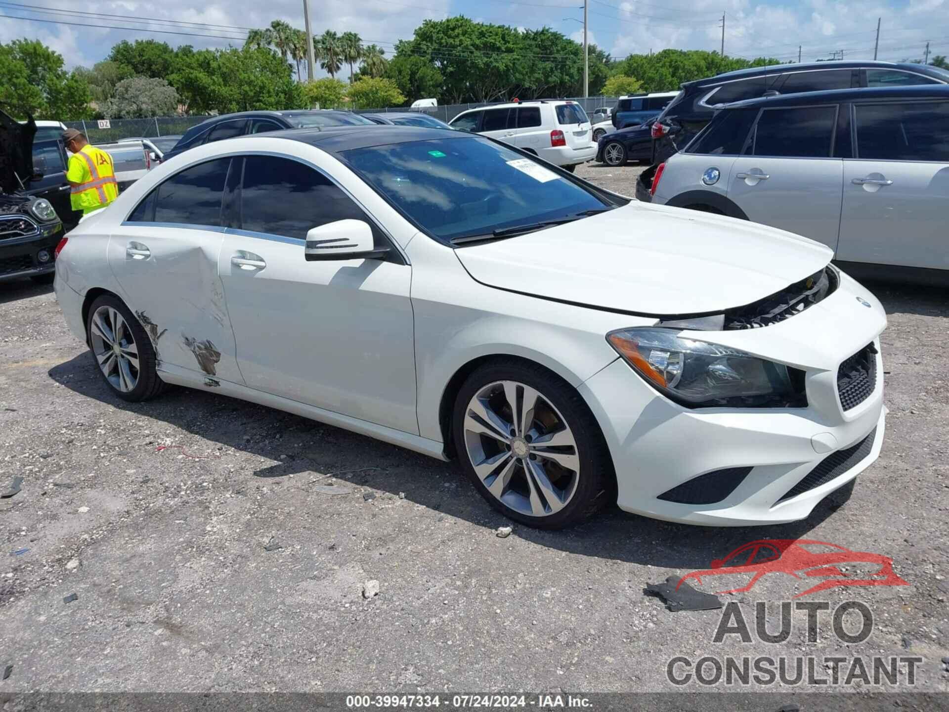 MERCEDES-BENZ CLA 250 2016 - WDDSJ4EB6GN389608