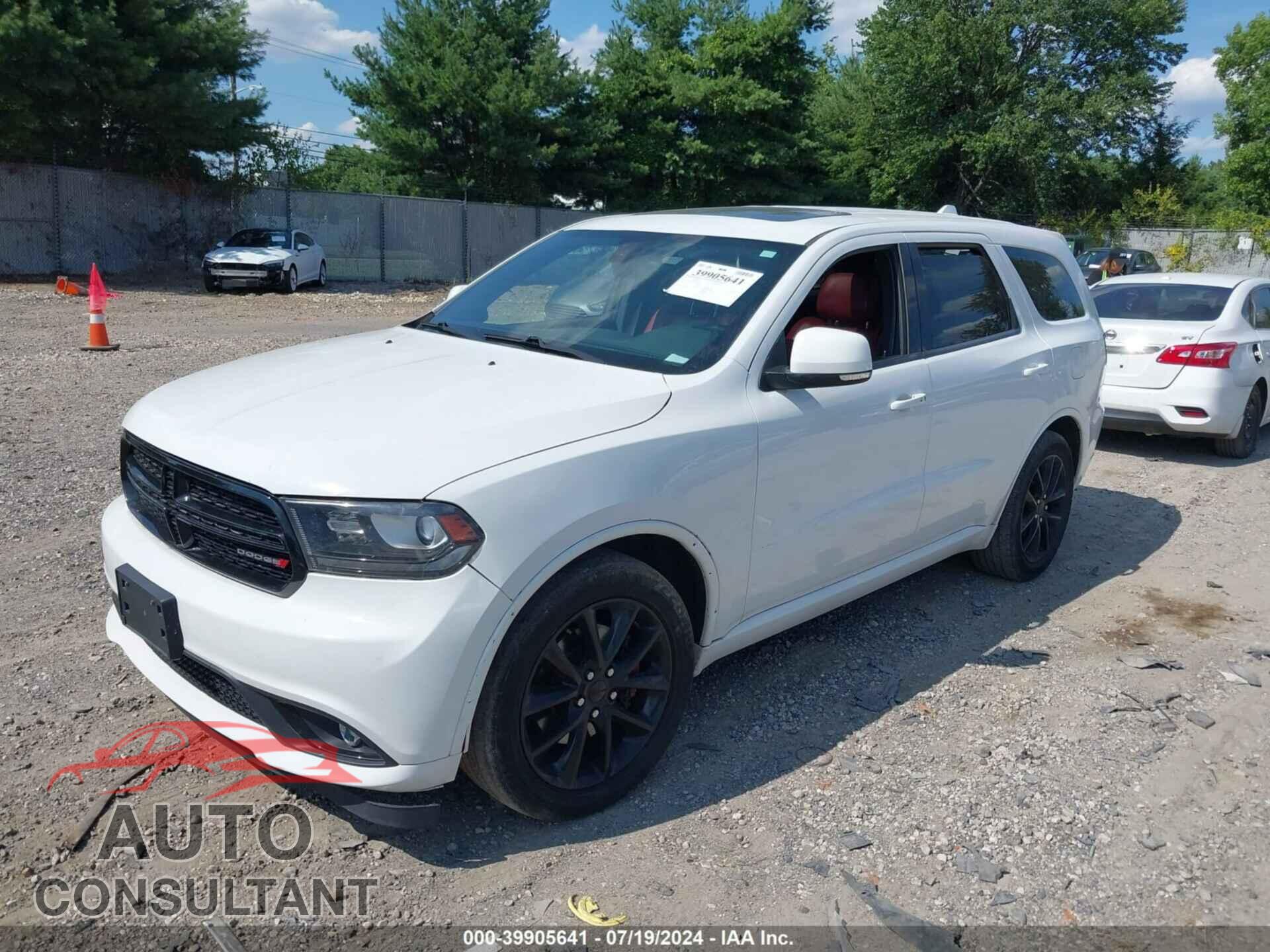 DODGE DURANGO 2017 - 1C4SDJCT7HC860349