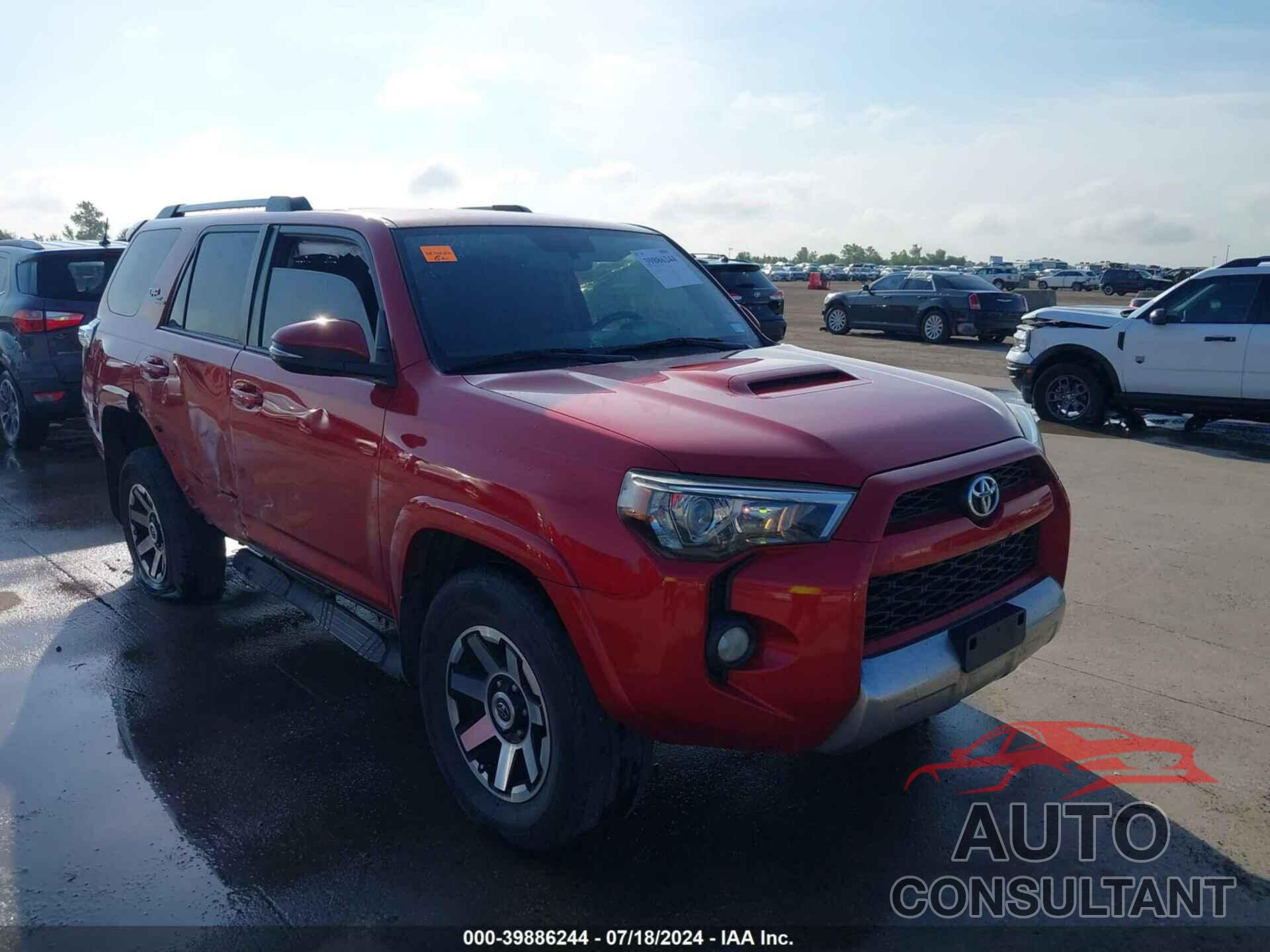 TOYOTA 4RUNNER 2017 - JTEBU5JR1H5464674