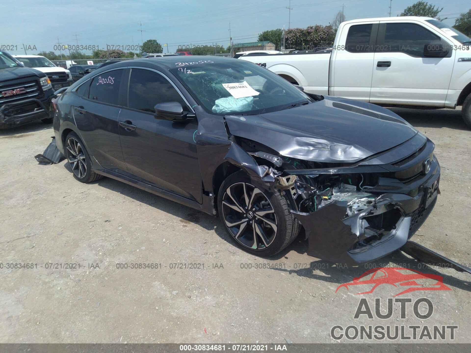 HONDA CIVIC SEDAN 2017 - 2HGFC1E51HH704034