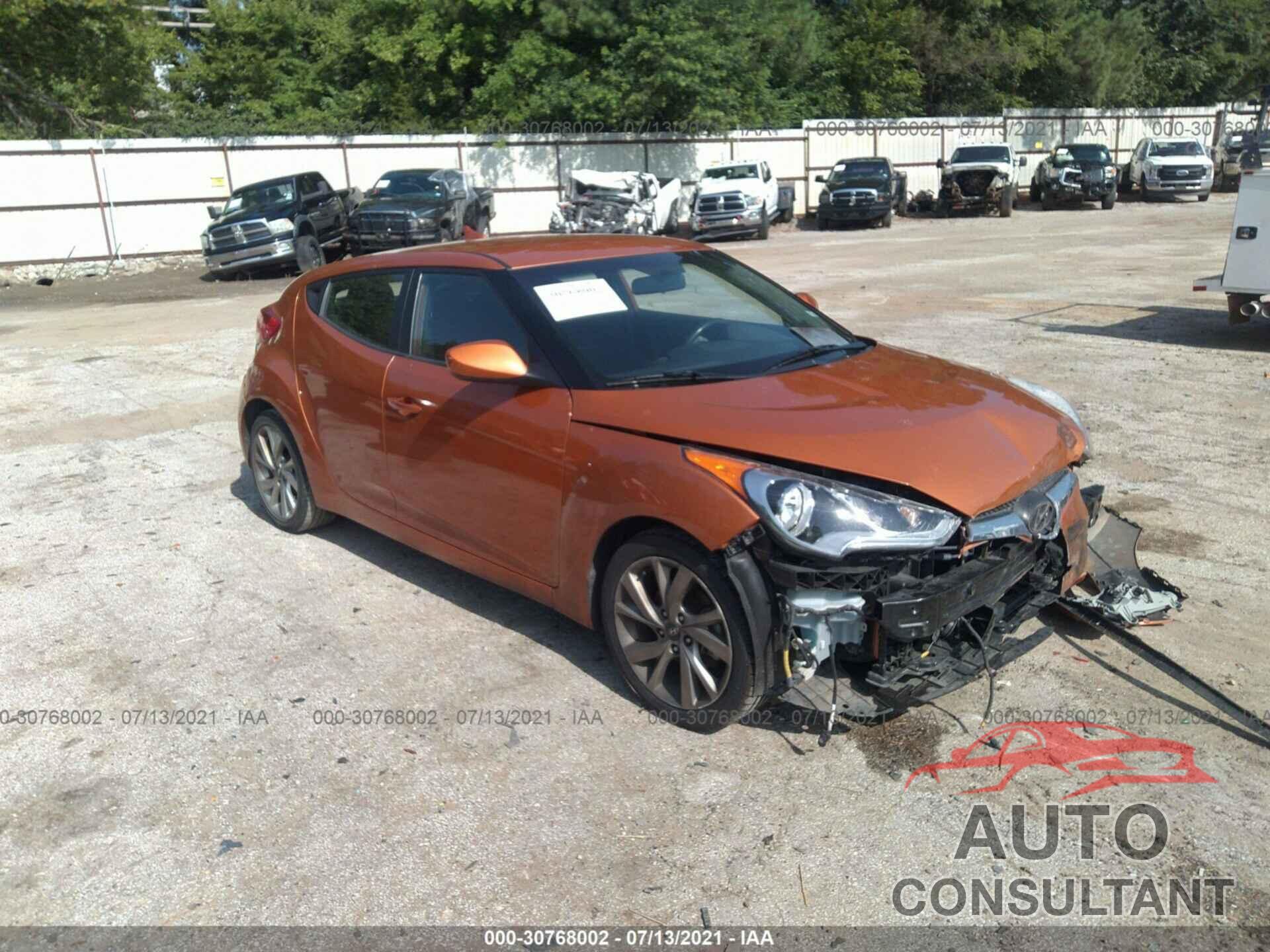 HYUNDAI VELOSTER 2017 - KMHTC6AD5HU306183