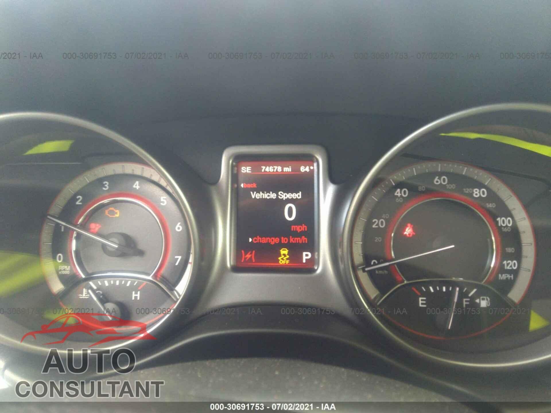 DODGE JOURNEY 2017 - 3C4PDCGB2HT599994