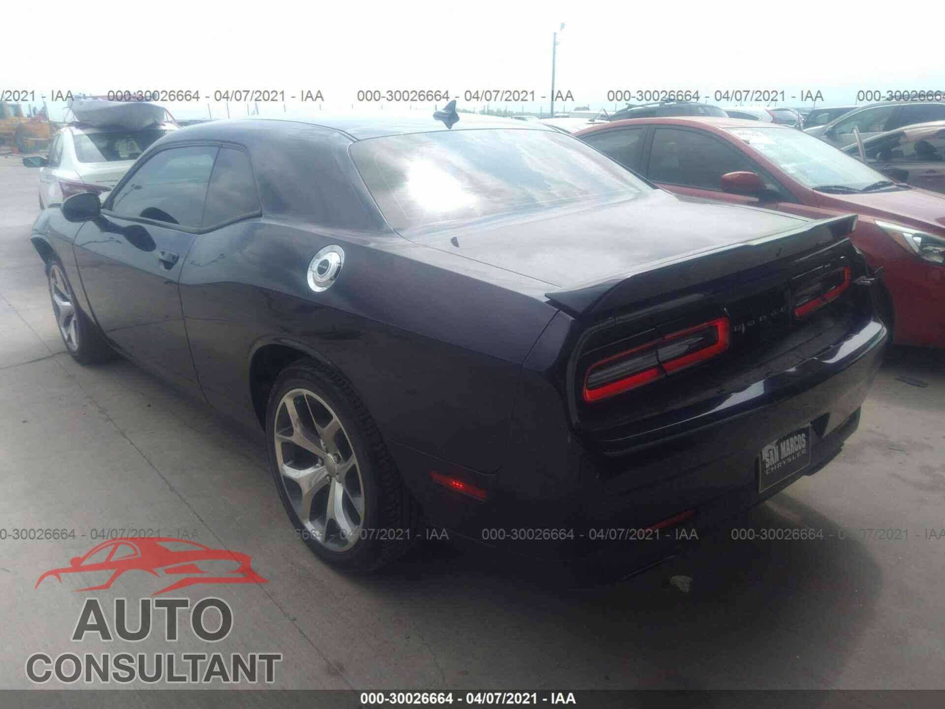 DODGE CHALLENGER 2016 - 2C3CDZAGXGH149317