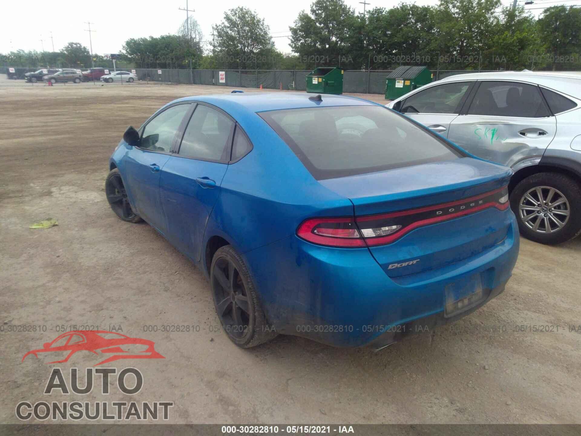 DODGE DART 2016 - 1C3CDFBB5GD539644