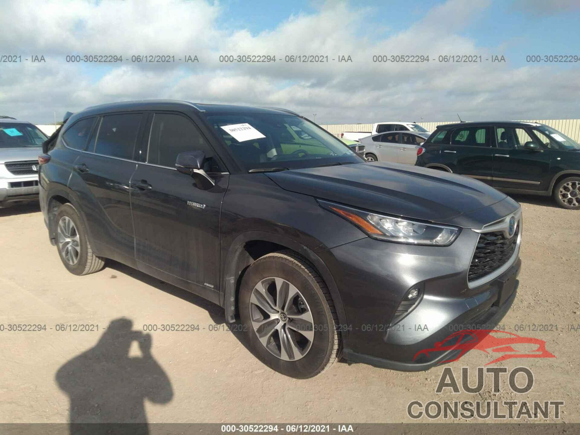 TOYOTA HIGHLANDER 2020 - 5TDGBRCH8LS513514