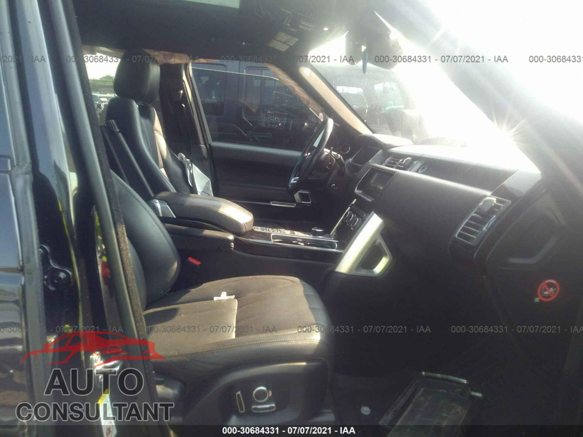 LAND ROVER RANGE ROVER 2017 - SALGS2FK7HA330780