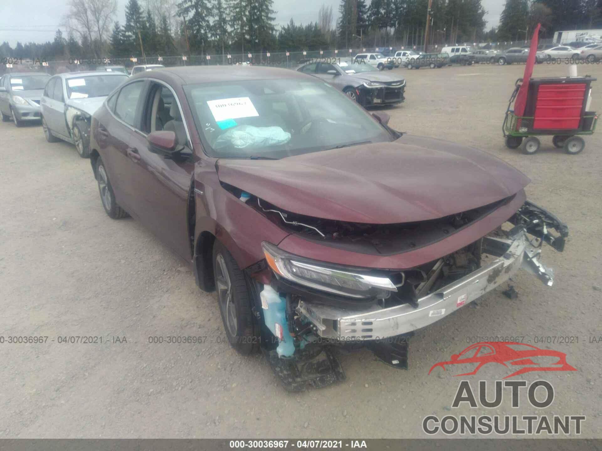 HONDA INSIGHT 2019 - 19XZE4F52KE006069