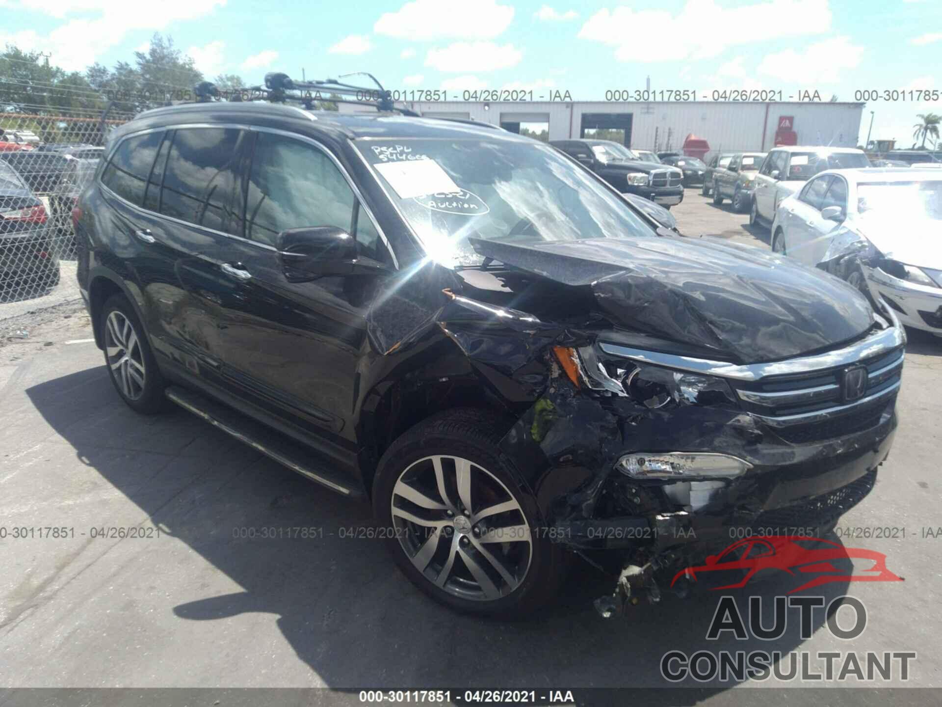 HONDA PILOT 2016 - 5FNYF5H92GB001292