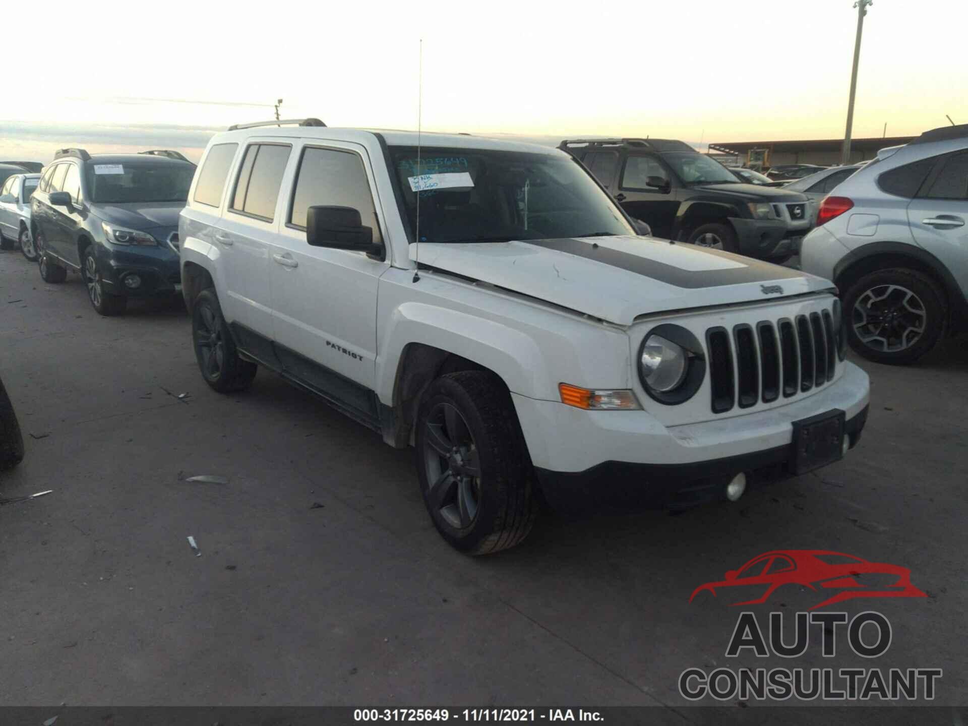 JEEP PATRIOT 2016 - 1C4NJPBA0GD711380