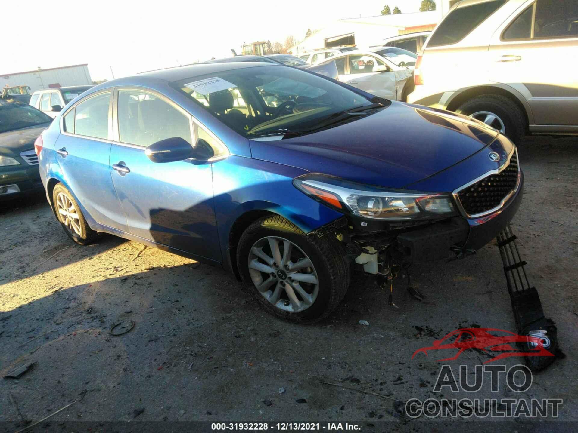 KIA FORTE 2017 - 3KPFL4A78HE082597