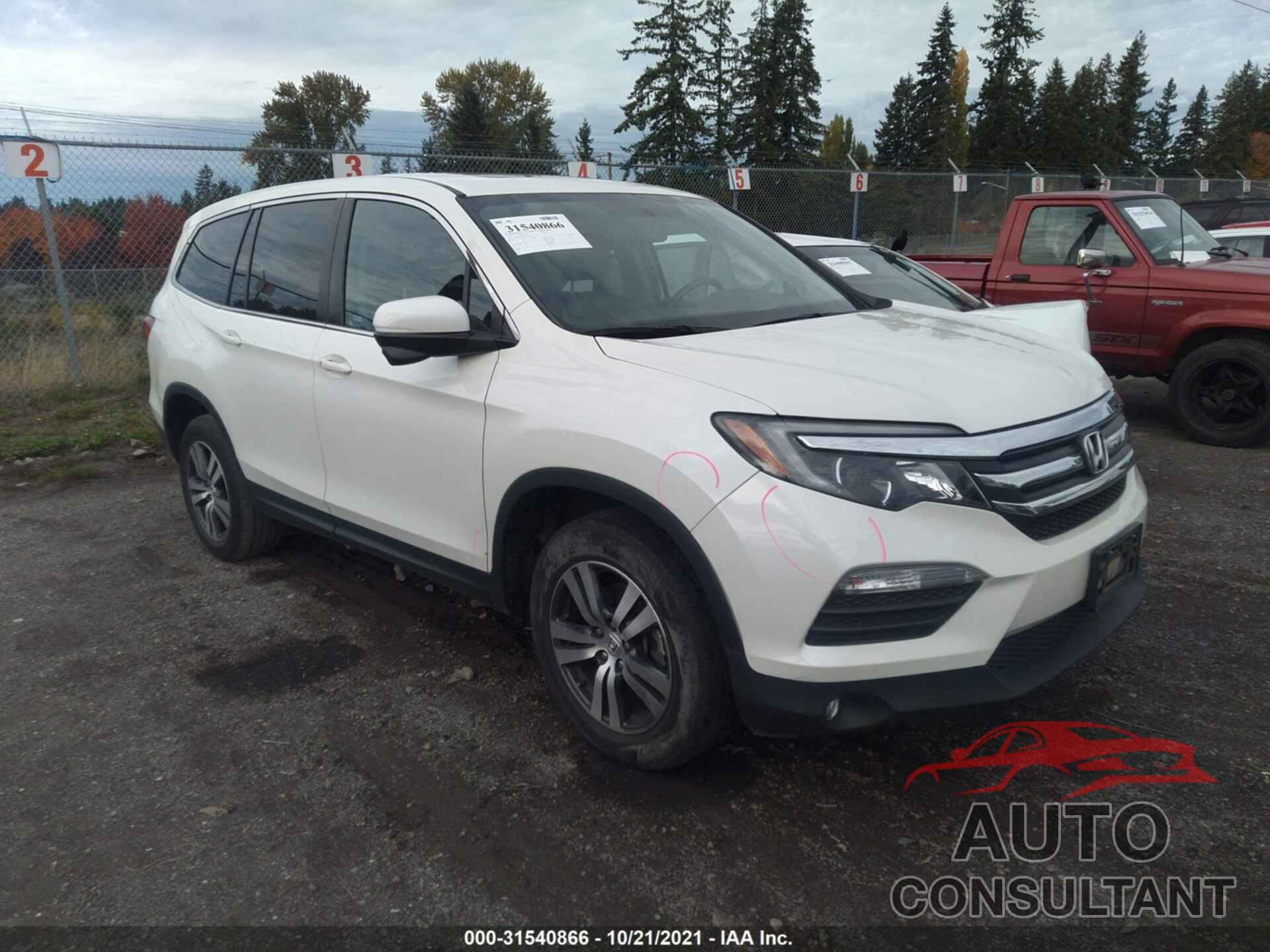 HONDA PILOT 2017 - 5FNYF6H51HB017052