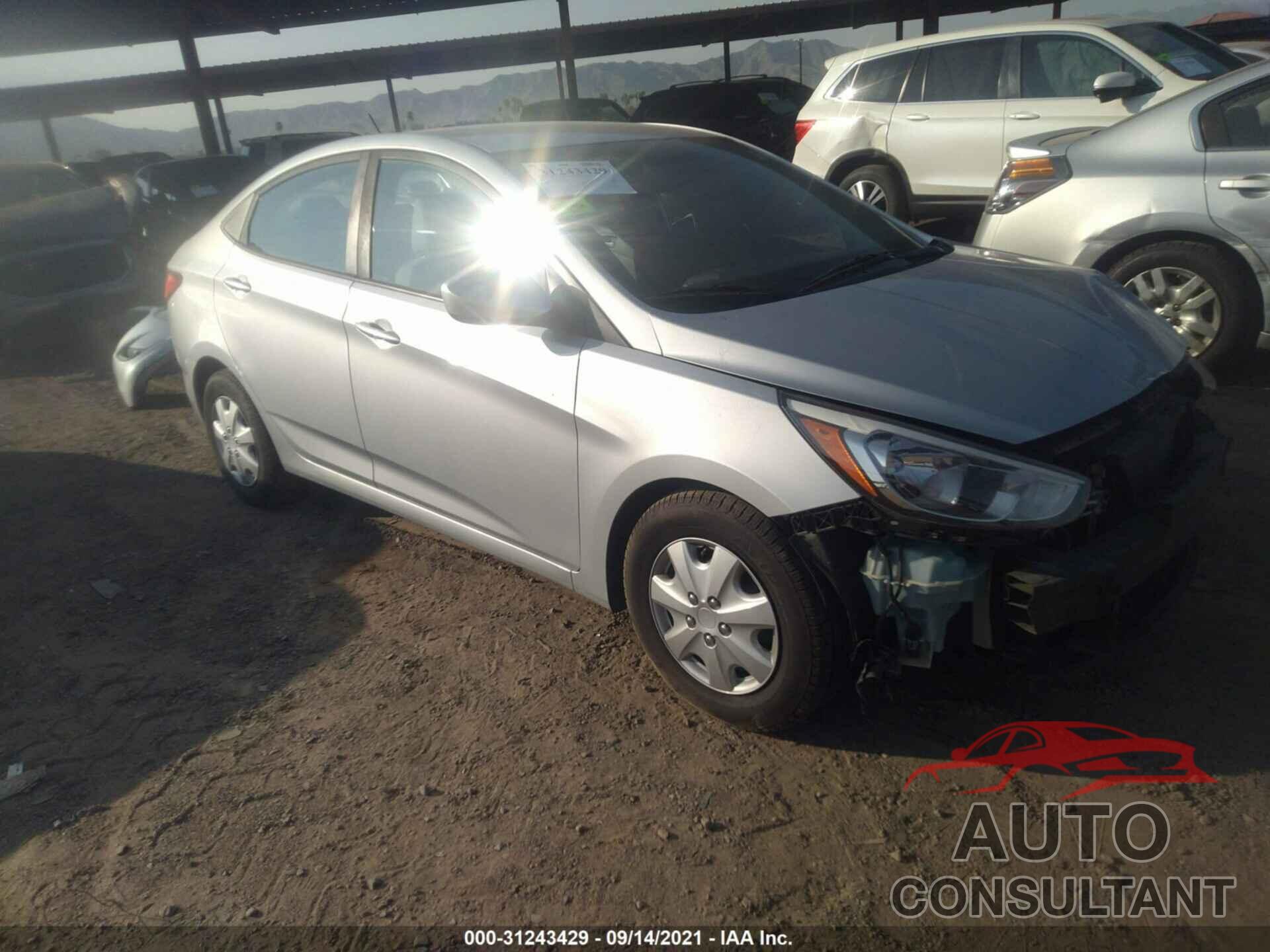 HYUNDAI ACCENT 2017 - KMHCT4AE5HU195499