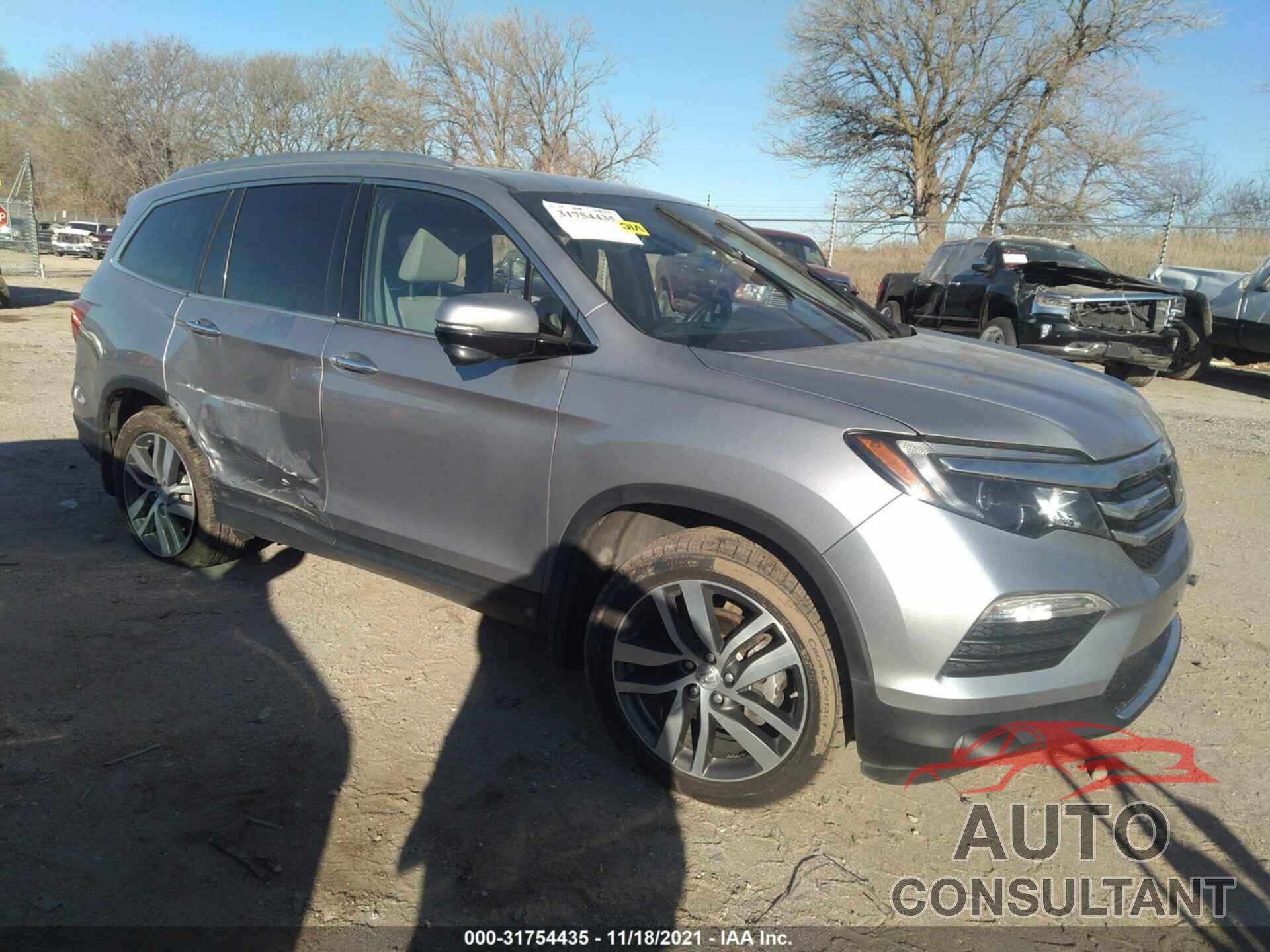 HONDA PILOT 2017 - 5FNYF6H92HB096511