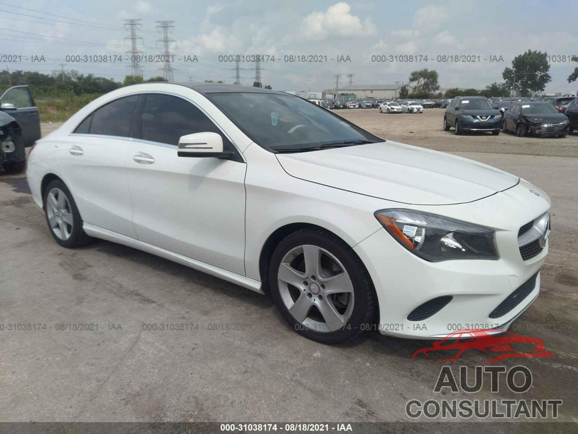 MERCEDES-BENZ CLA 2018 - WDDSJ4EB6JN508653